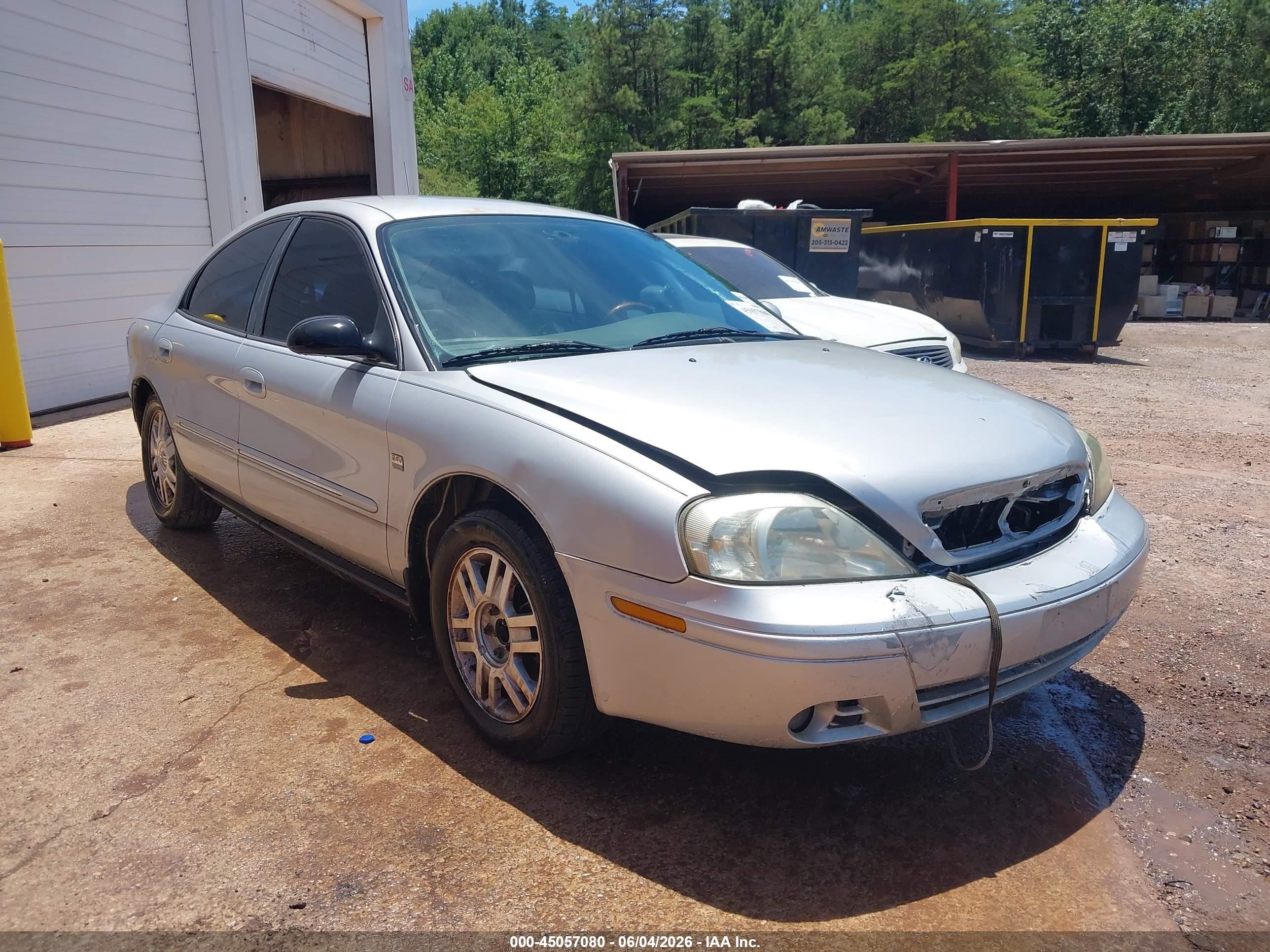 2005 Mercury Sable Ls Silver vin: 1MEFM55S45A620355