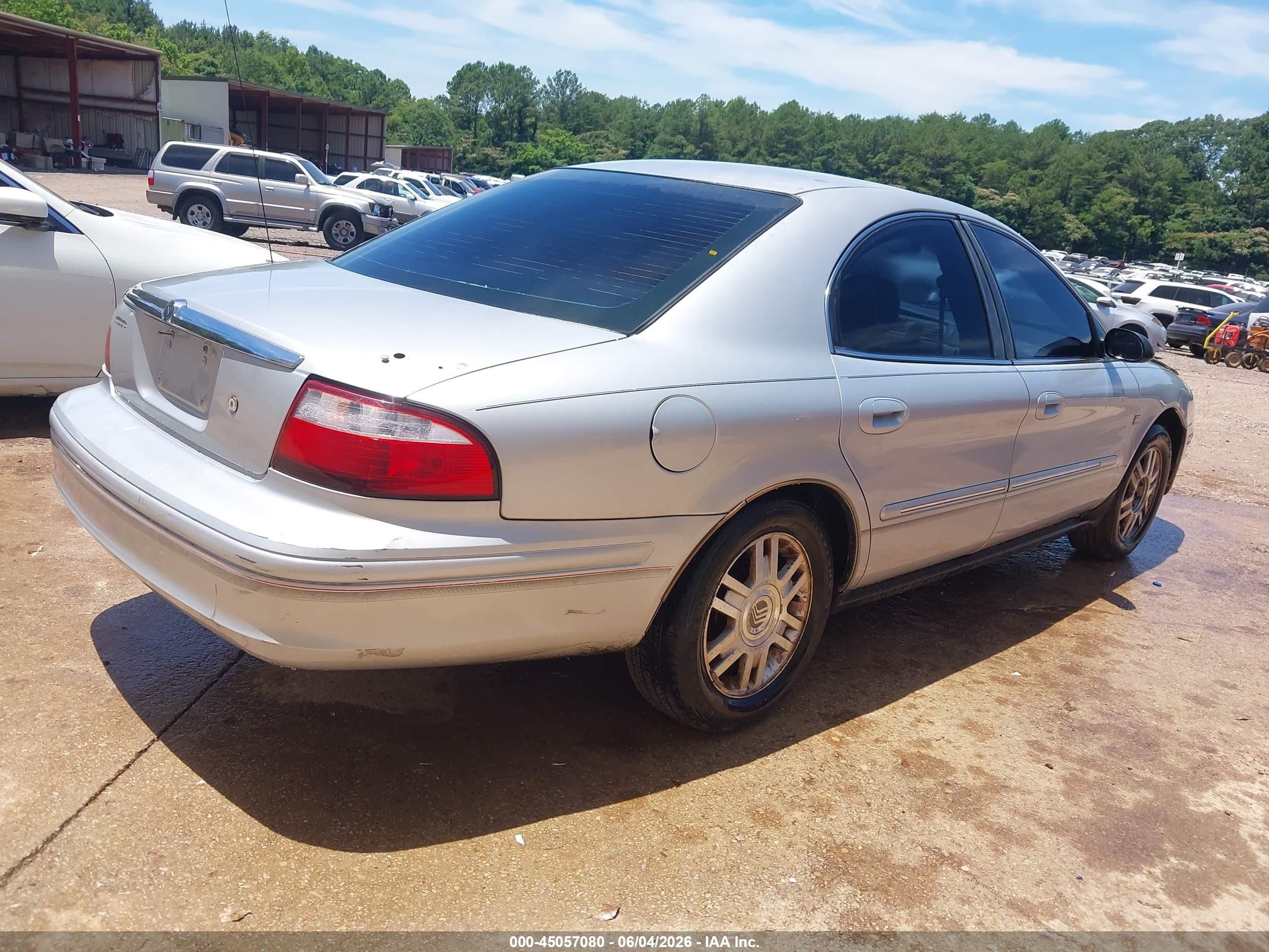 2005 Mercury Sable Ls Silver vin: 1MEFM55S45A620355