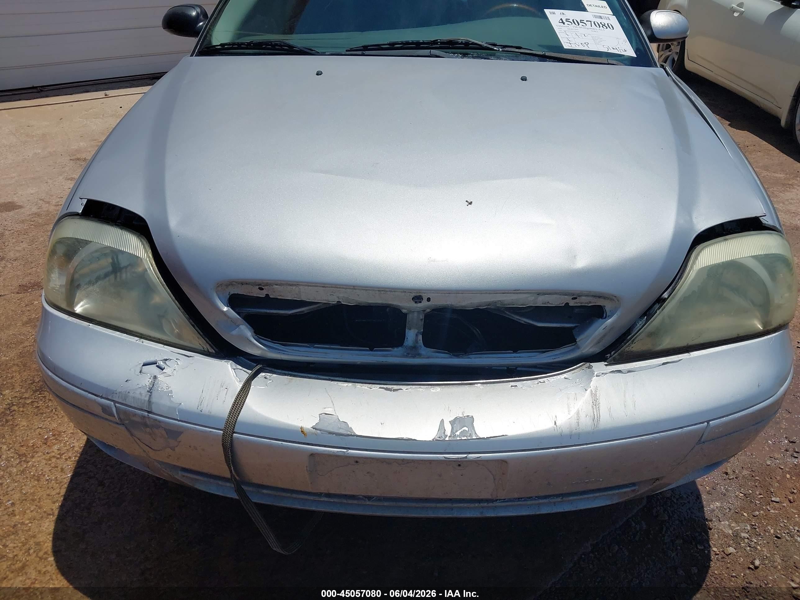 2005 Mercury Sable Ls Silver vin: 1MEFM55S45A620355