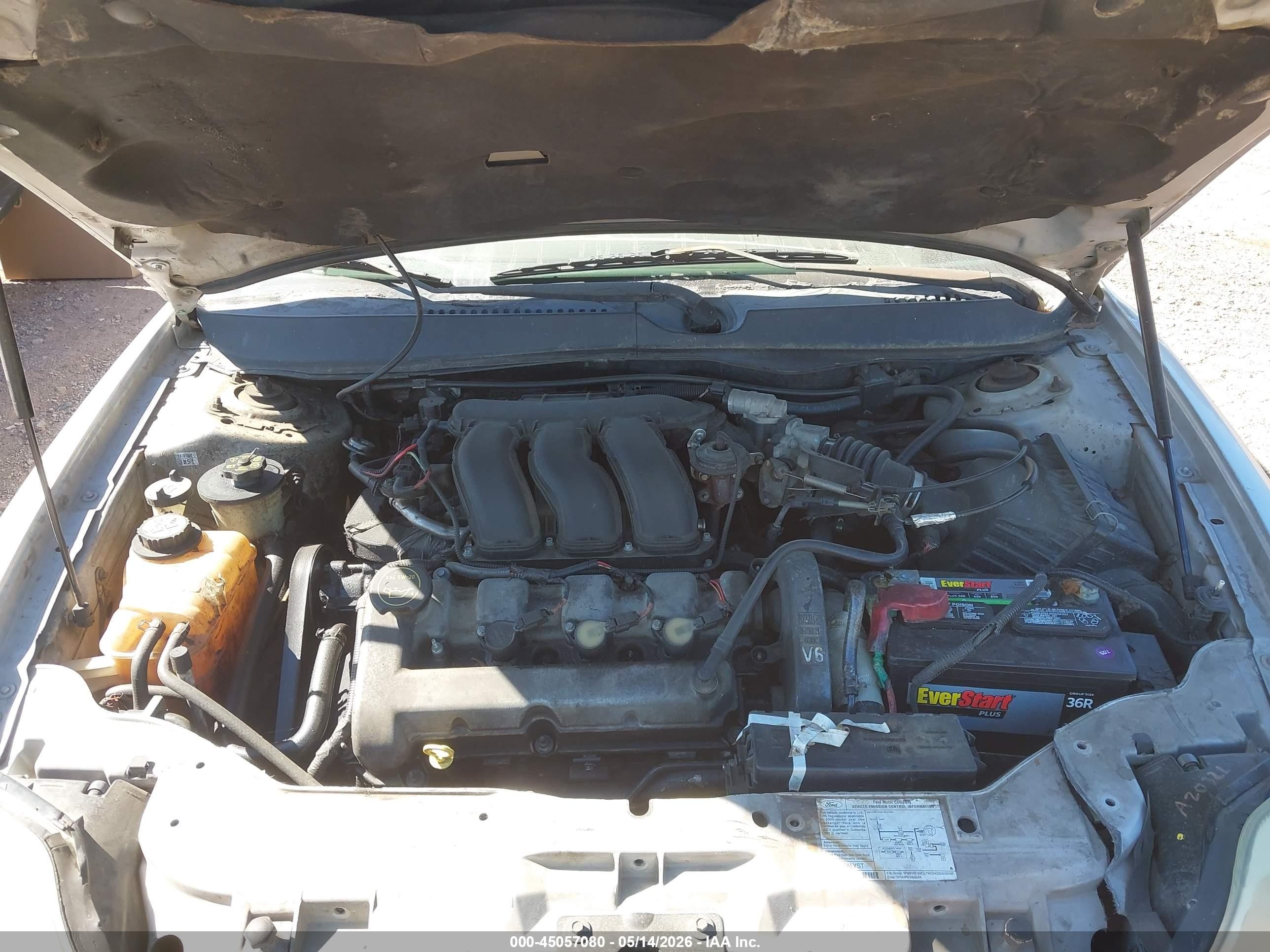 2005 Mercury Sable Ls Silver vin: 1MEFM55S45A620355