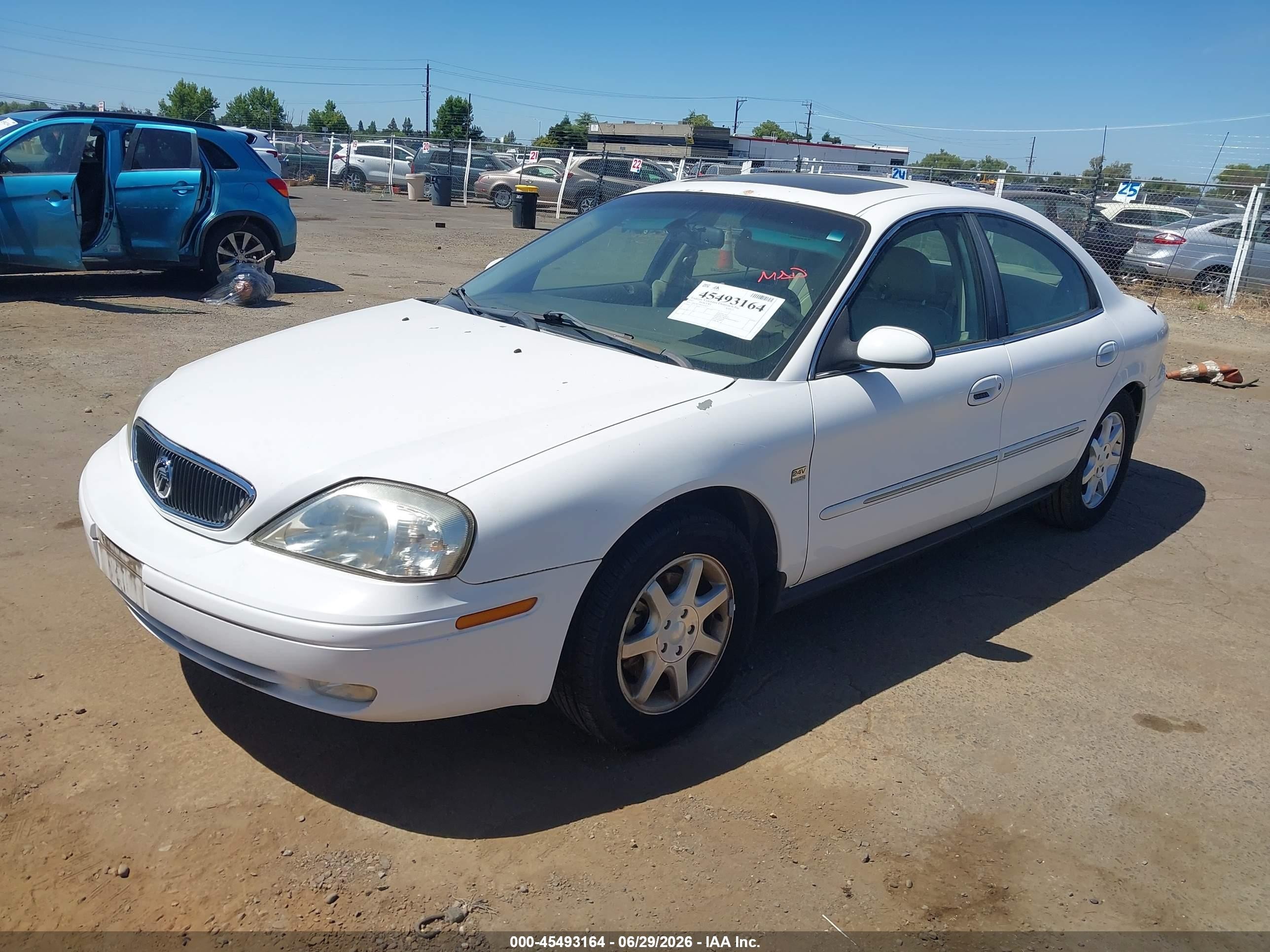 2002 Mercury Sable Ls Premium White vin: 1MEFM55S62A618277