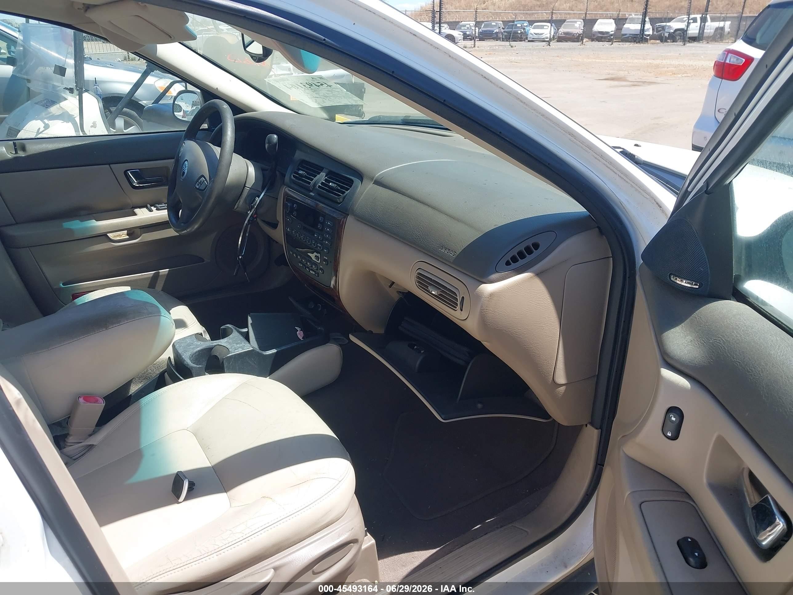 2002 Mercury Sable Ls Premium White vin: 1MEFM55S62A618277