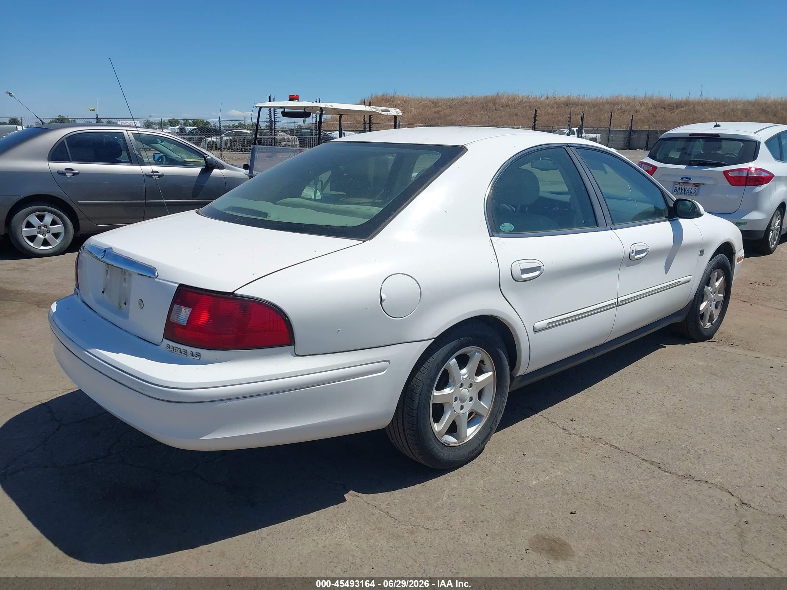 2002 Mercury Sable Ls Premium White vin: 1MEFM55S62A618277