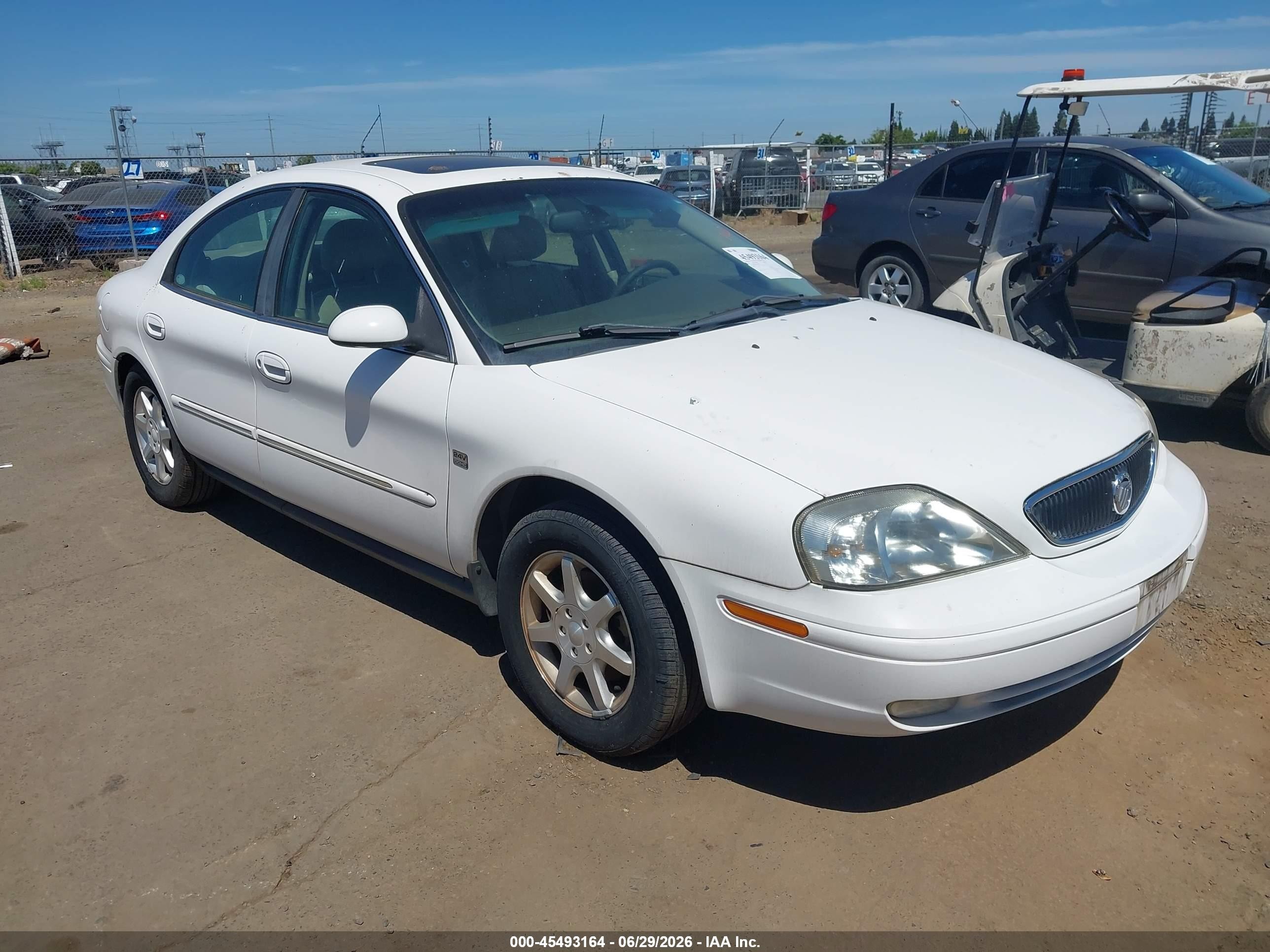 2002 Mercury Sable Ls Premium White vin: 1MEFM55S62A618277