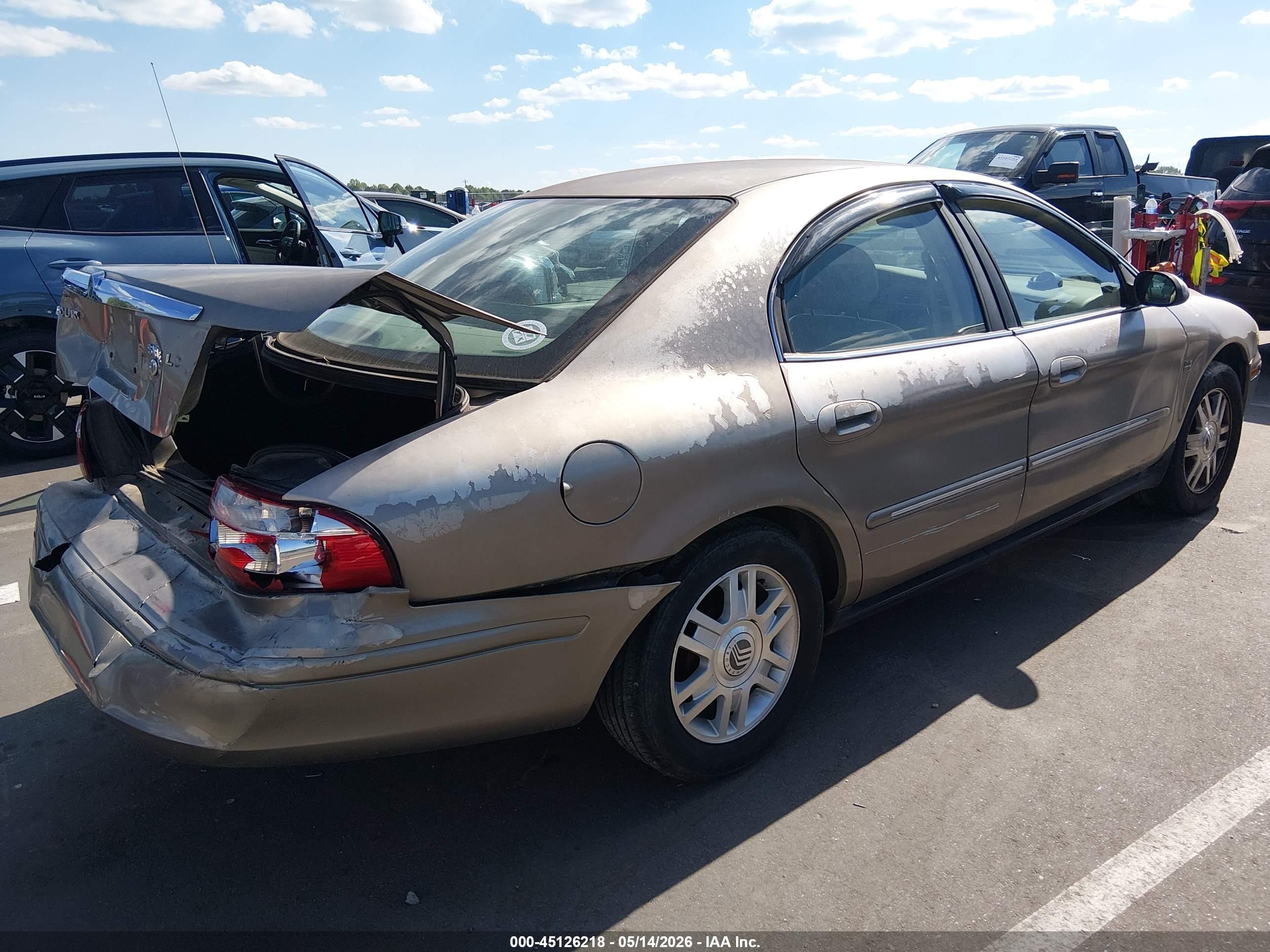 2004 Mercury Sable Ls Premium Beige vin: 1MEFM55S64G607683