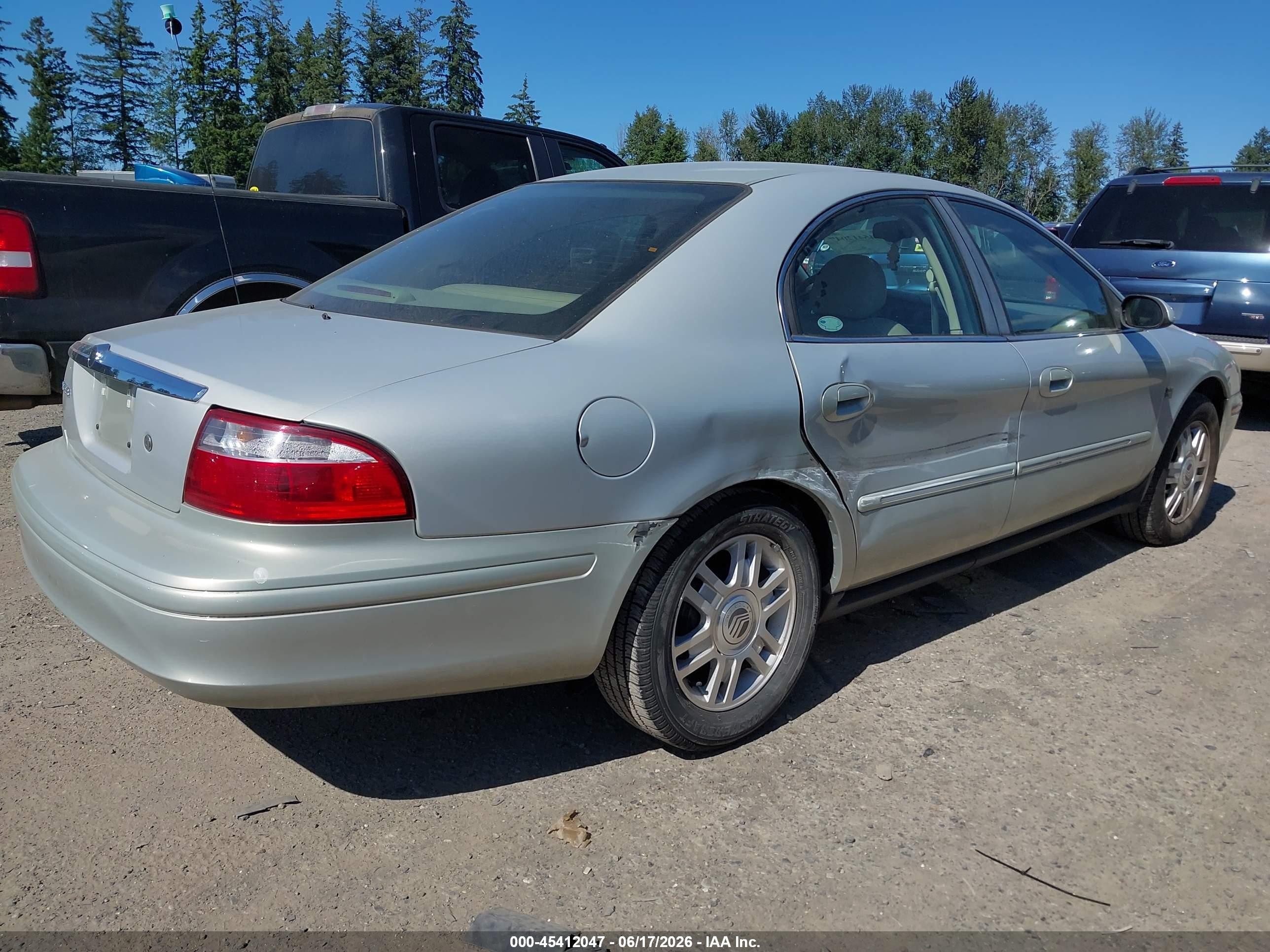 2005 Mercury Sable Ls Silver vin: 1MEFM55S65A602438