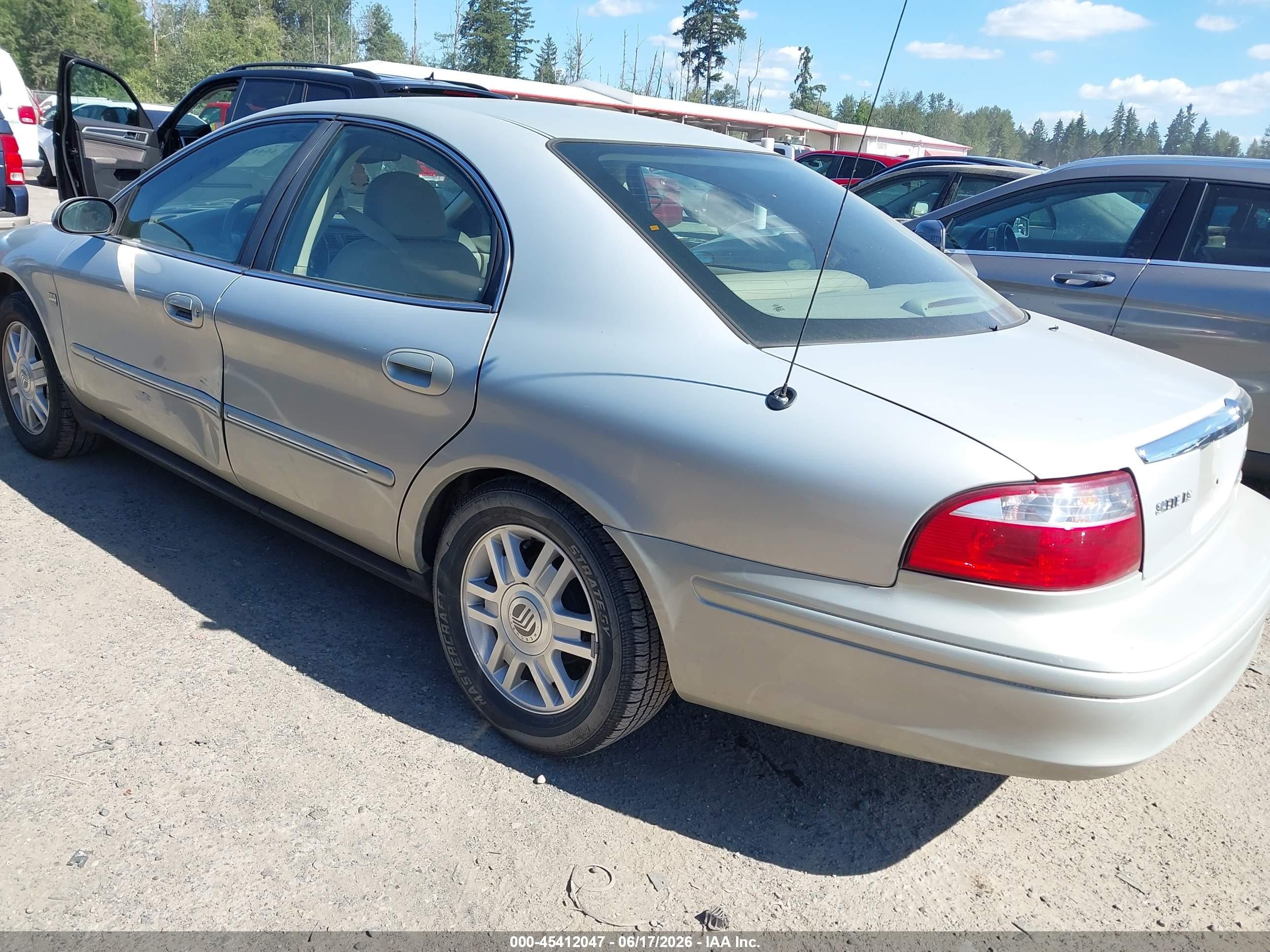 2005 Mercury Sable Ls Silver vin: 1MEFM55S65A602438