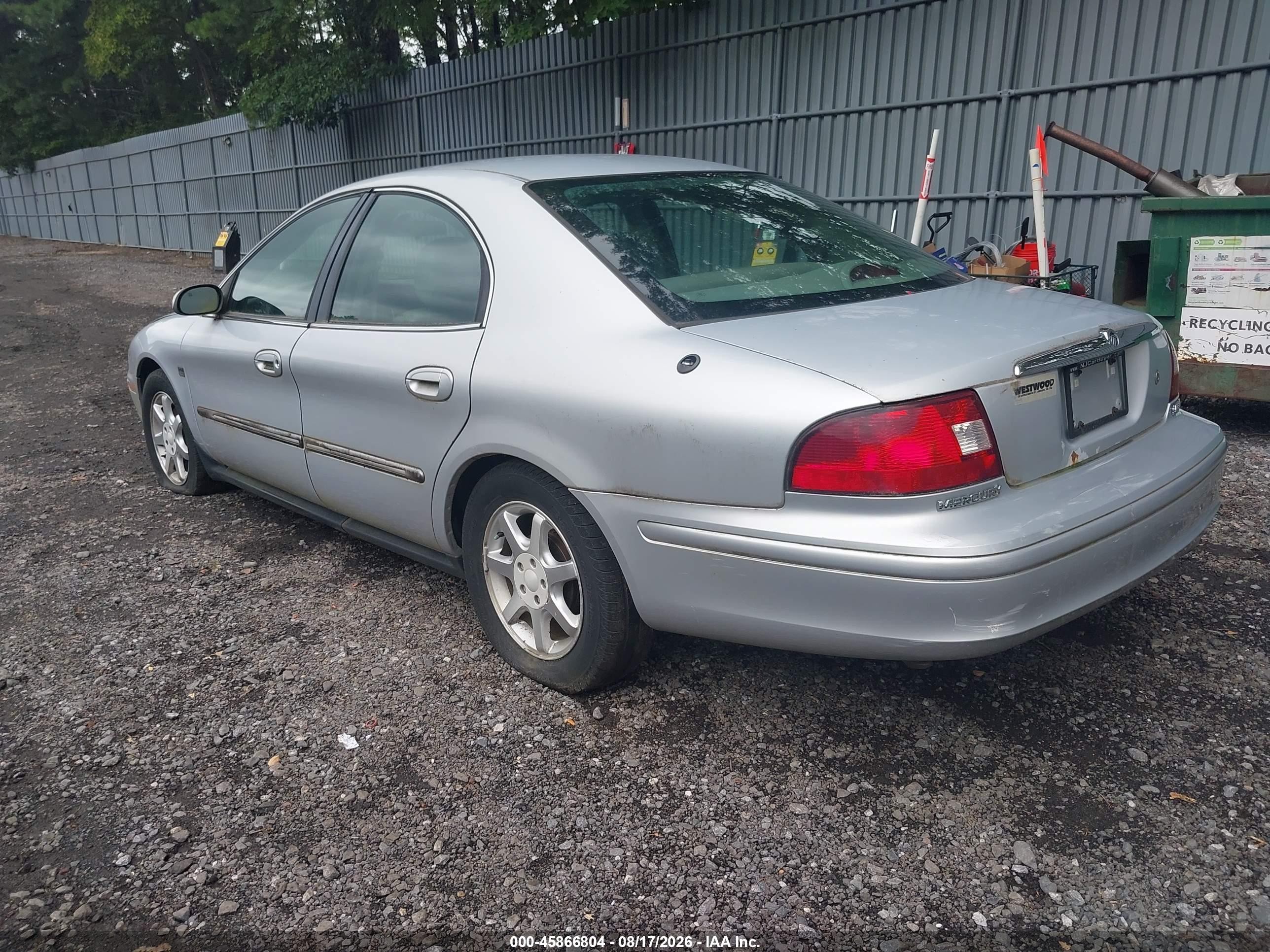 2001 Mercury Sable Ls Premium Silver vin: 1MEFM55S71A648547