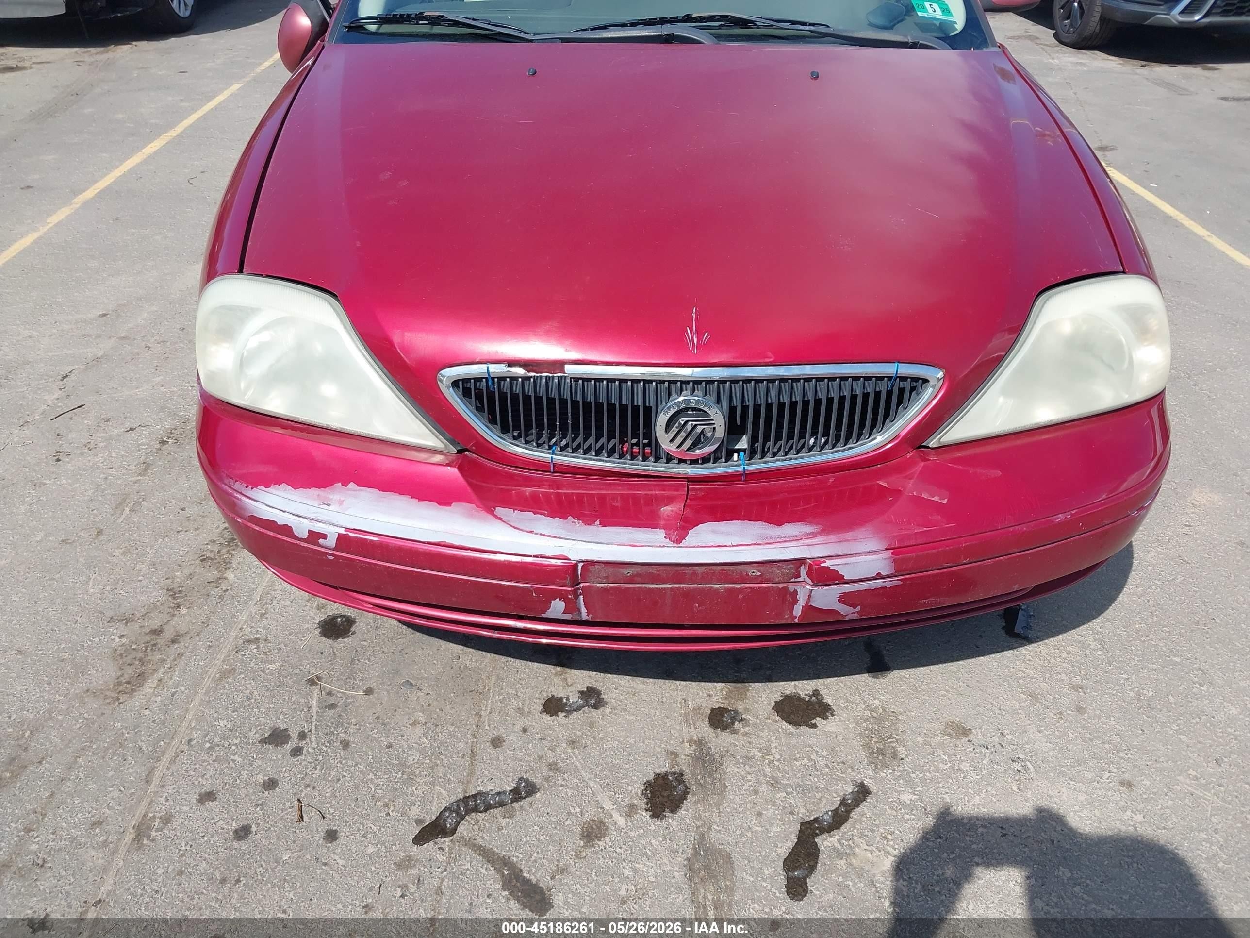 2001 Mercury Sable Ls Premium Red vin: 1MEFM55S71A651982