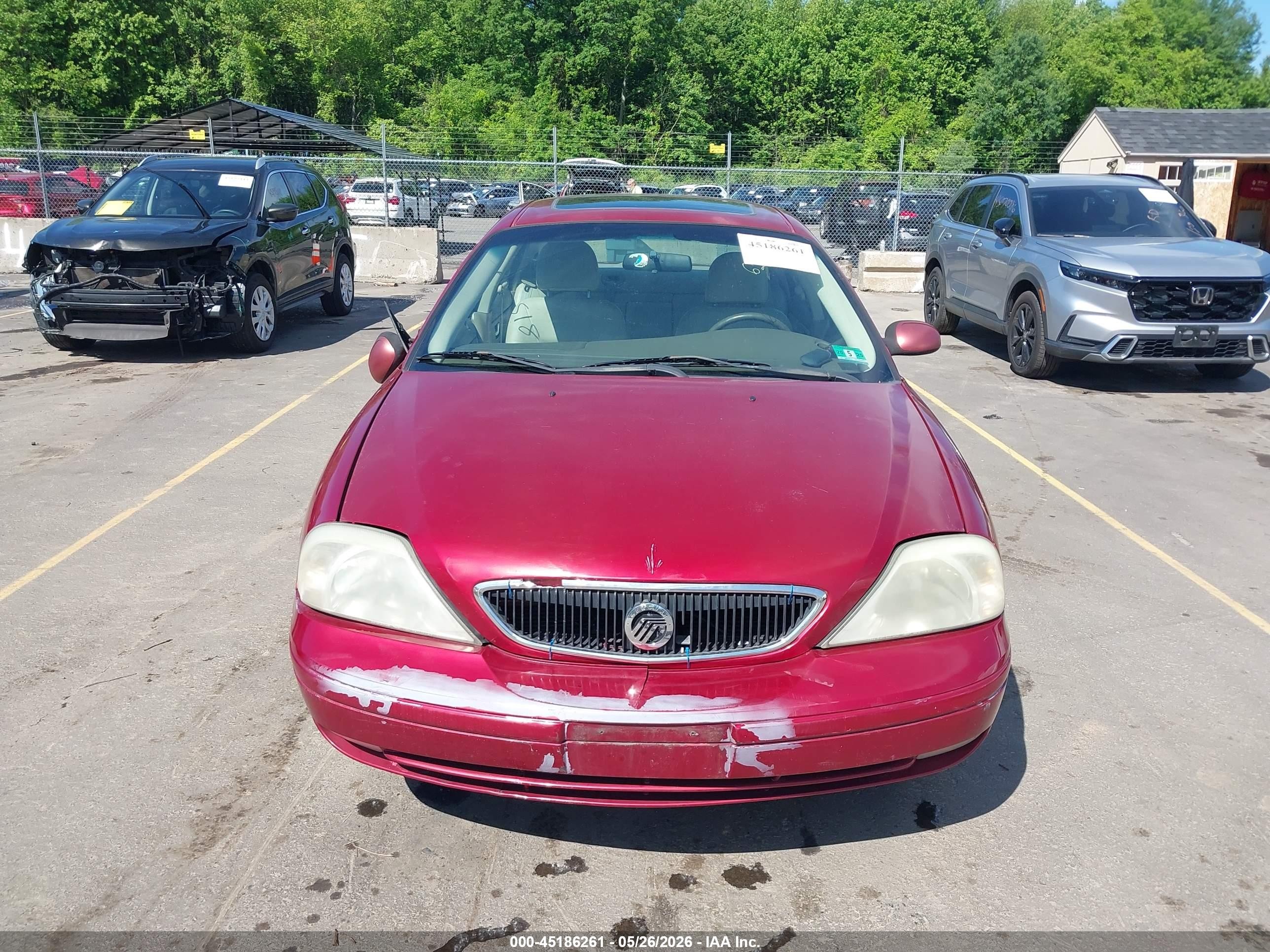 2001 Mercury Sable Ls Premium Red vin: 1MEFM55S71A651982