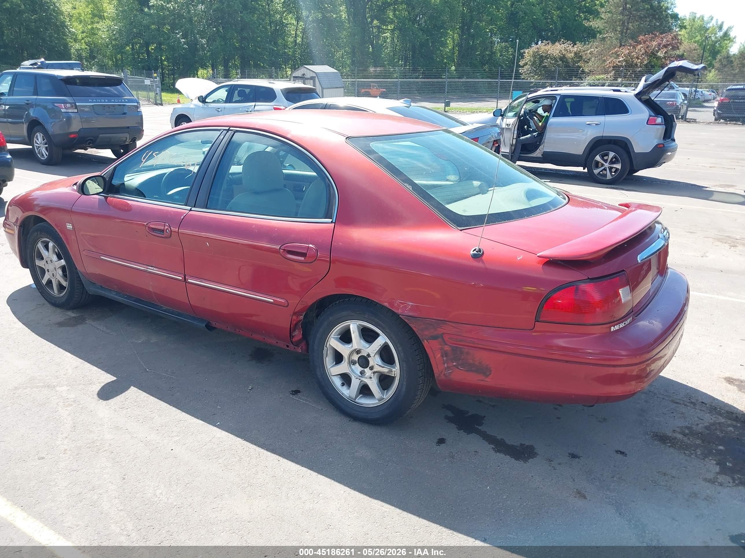 2001 Mercury Sable Ls Premium Red vin: 1MEFM55S71A651982