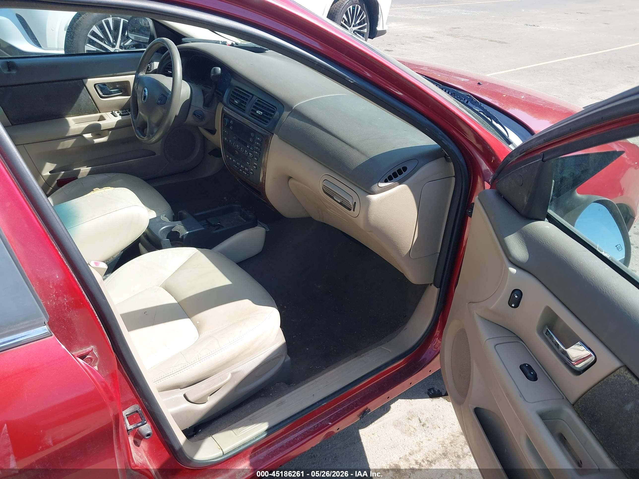 2001 Mercury Sable Ls Premium Red vin: 1MEFM55S71A651982