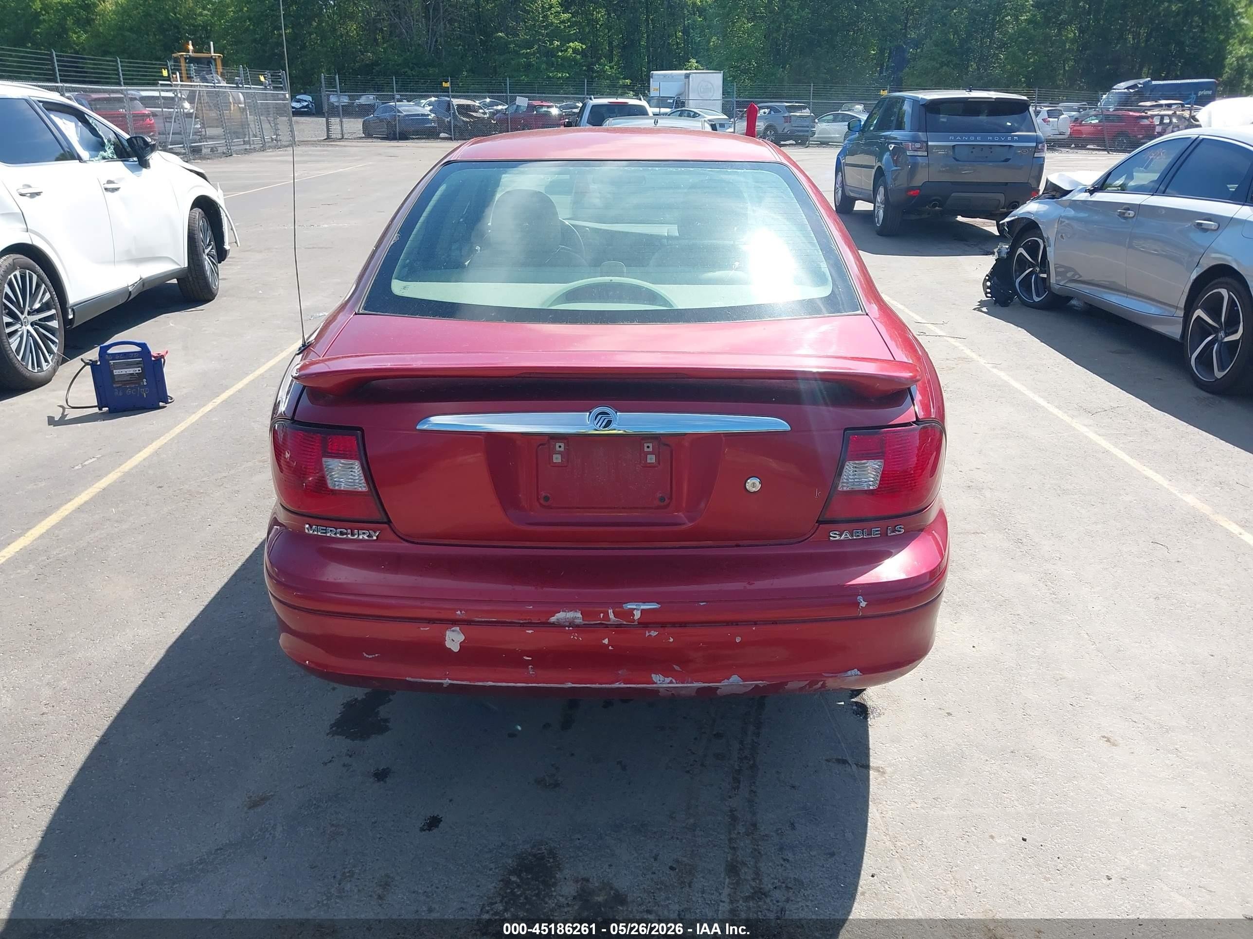 2001 Mercury Sable Ls Premium Red vin: 1MEFM55S71A651982