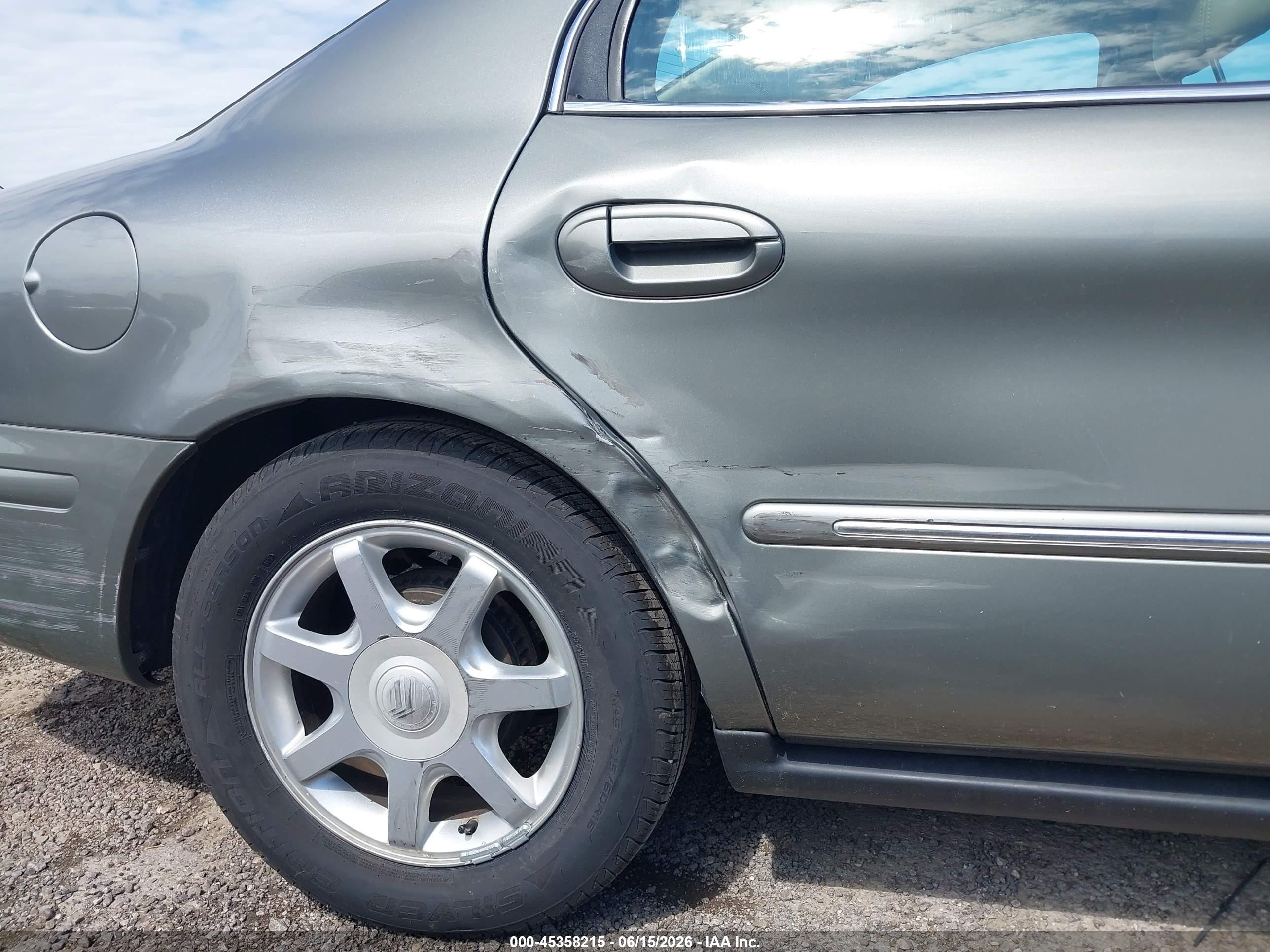 2003 Mercury Sable Ls Premium Gray vin: 1MEFM55S73G612213