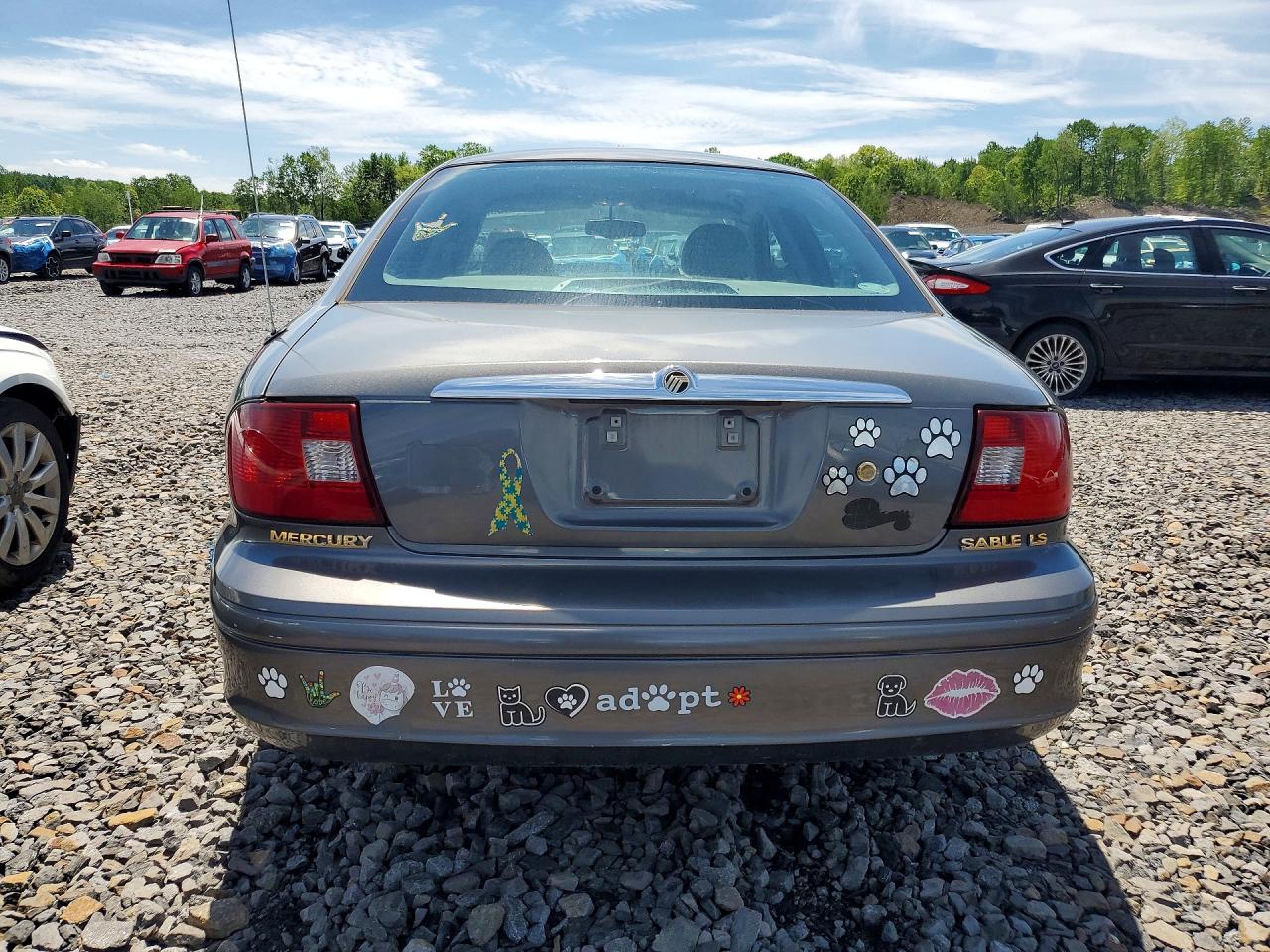 2003 Mercury Sable Ls Premium Silver vin: 1MEFM55S83G628498