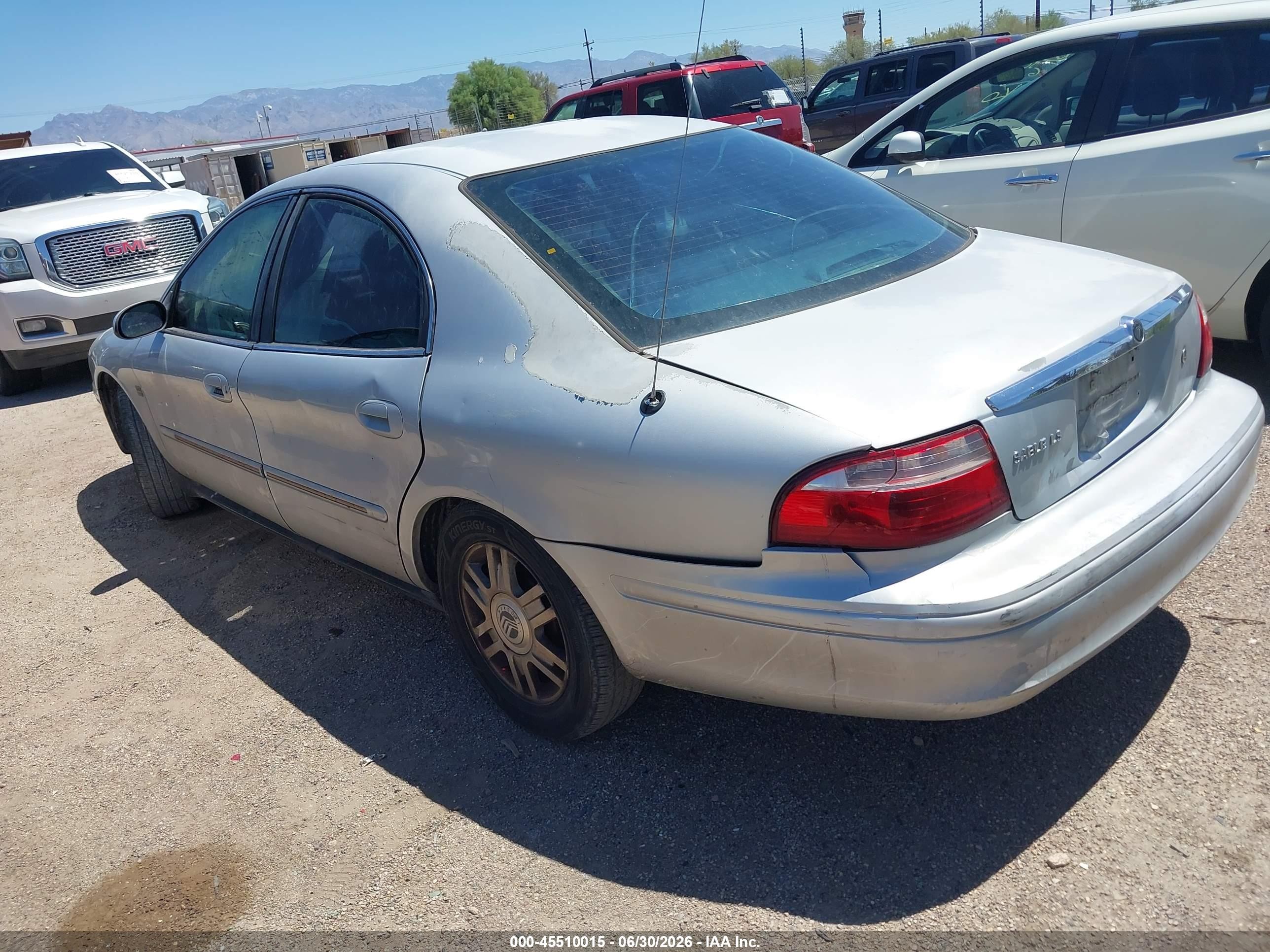 2005 Mercury Sable Ls Silver vin: 1MEFM55S85A619631