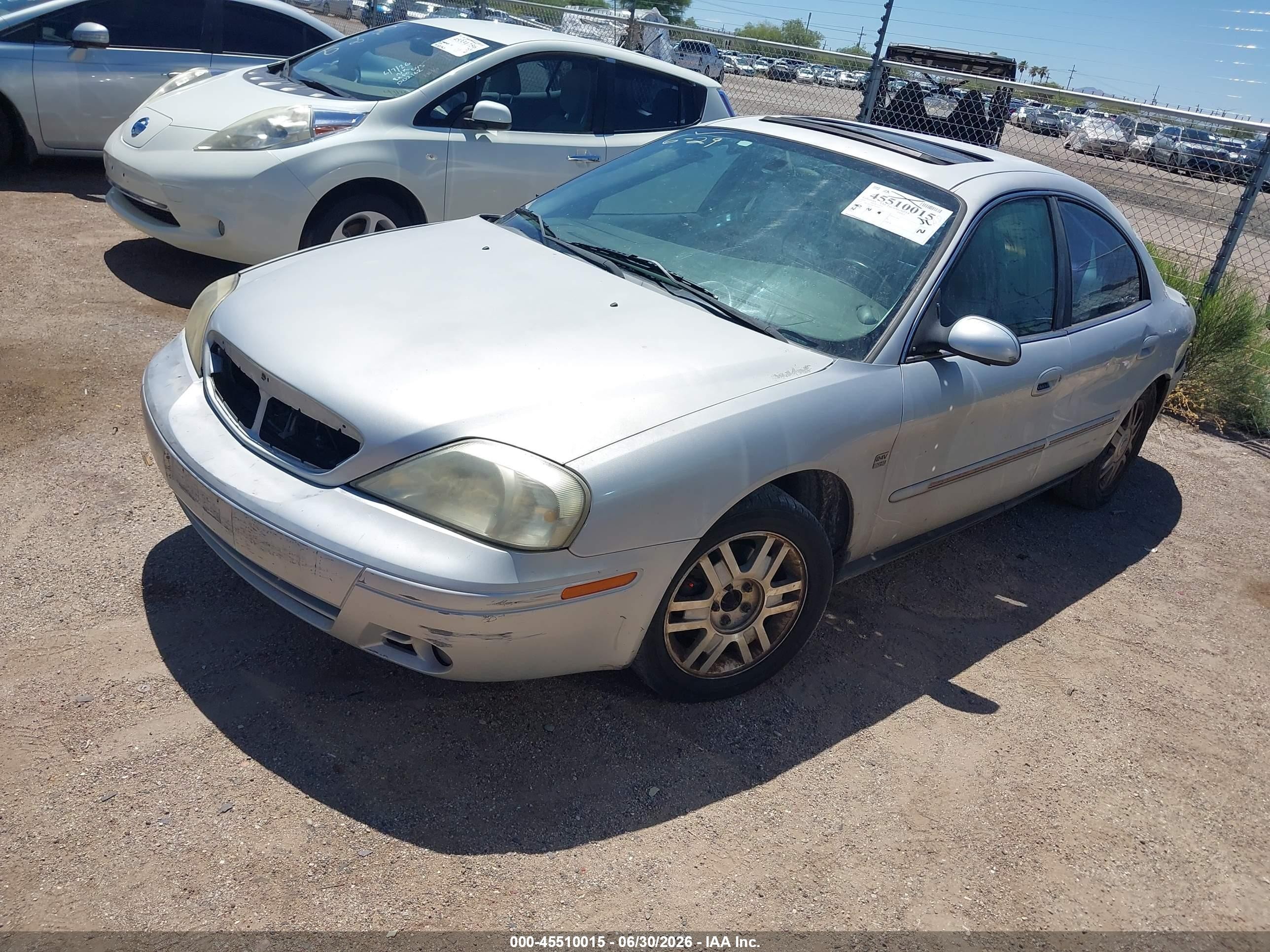 2005 Mercury Sable Ls Silver vin: 1MEFM55S85A619631