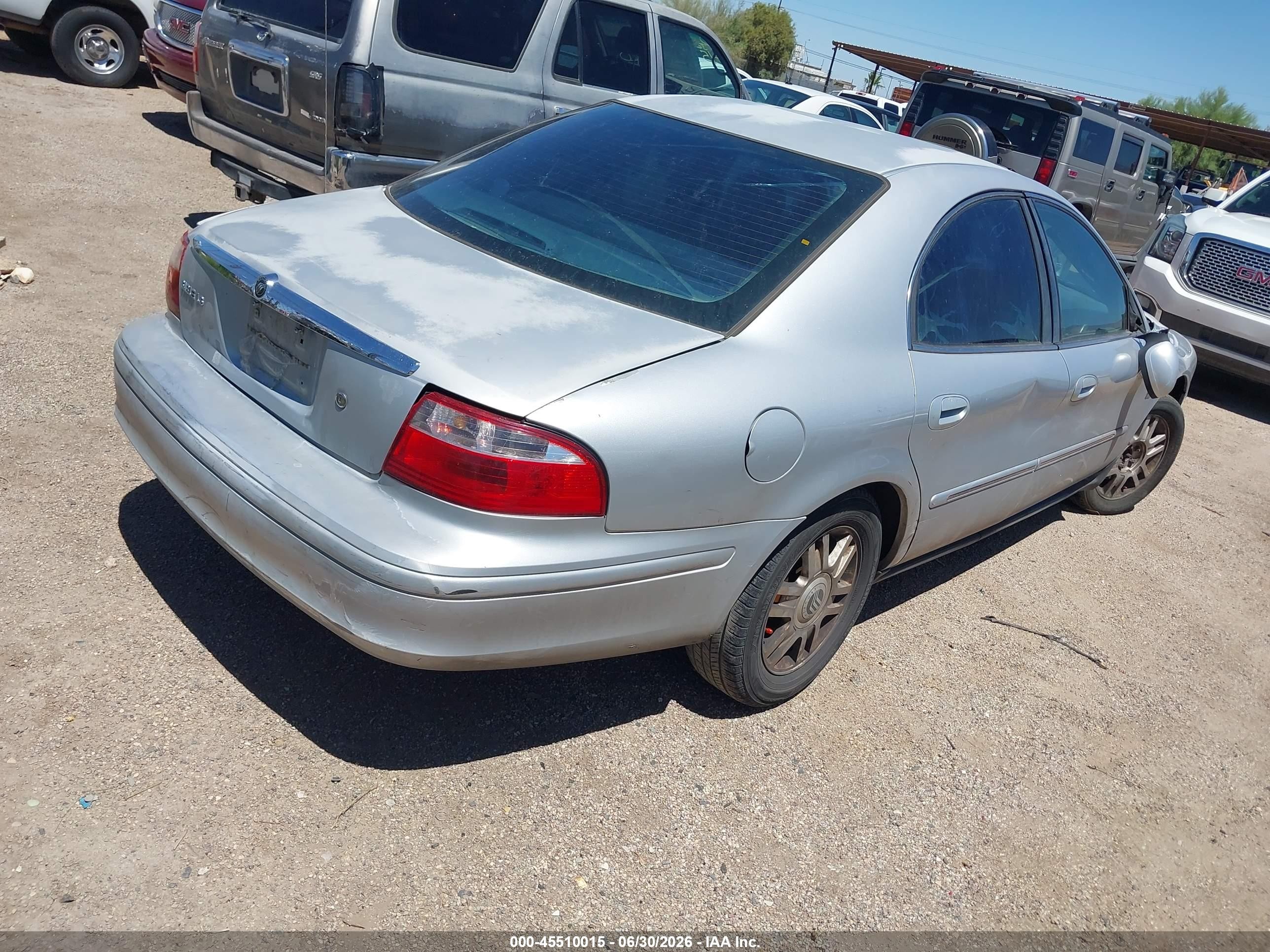 2005 Mercury Sable Ls Silver vin: 1MEFM55S85A619631