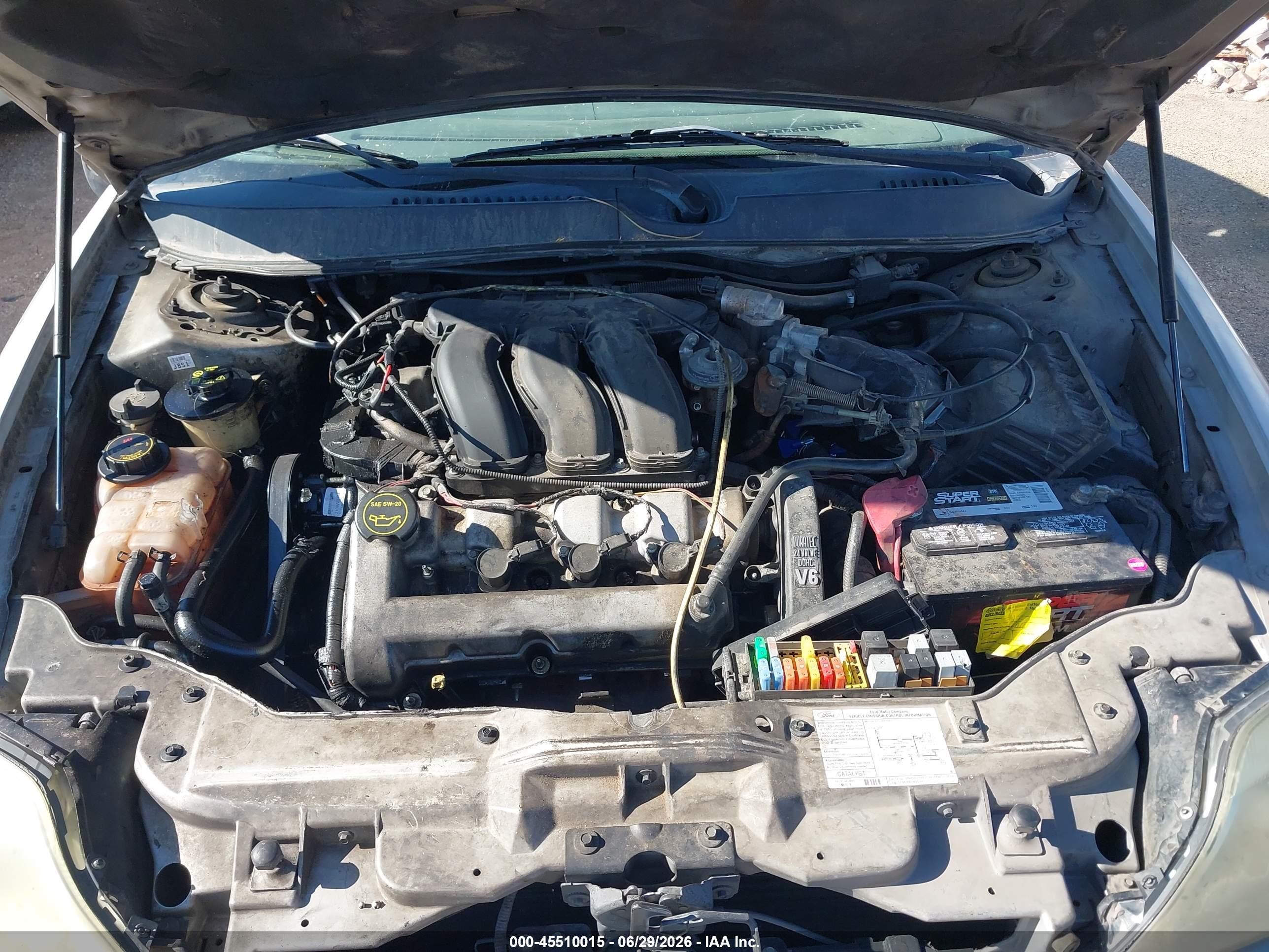 2005 Mercury Sable Ls Silver vin: 1MEFM55S85A619631