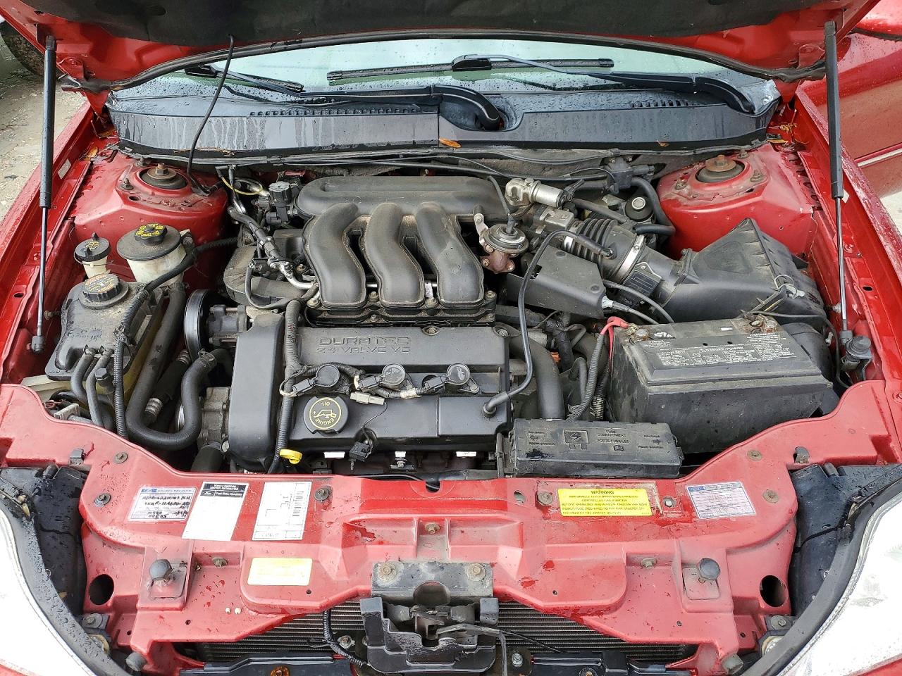 2000 Mercury Sable Ls Premium Red vin: 1MEFM55S8YA609864
