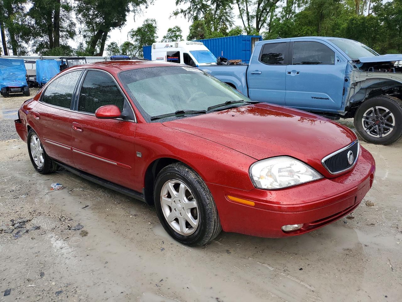 2000 Mercury Sable Ls Premium Red vin: 1MEFM55S8YA609864