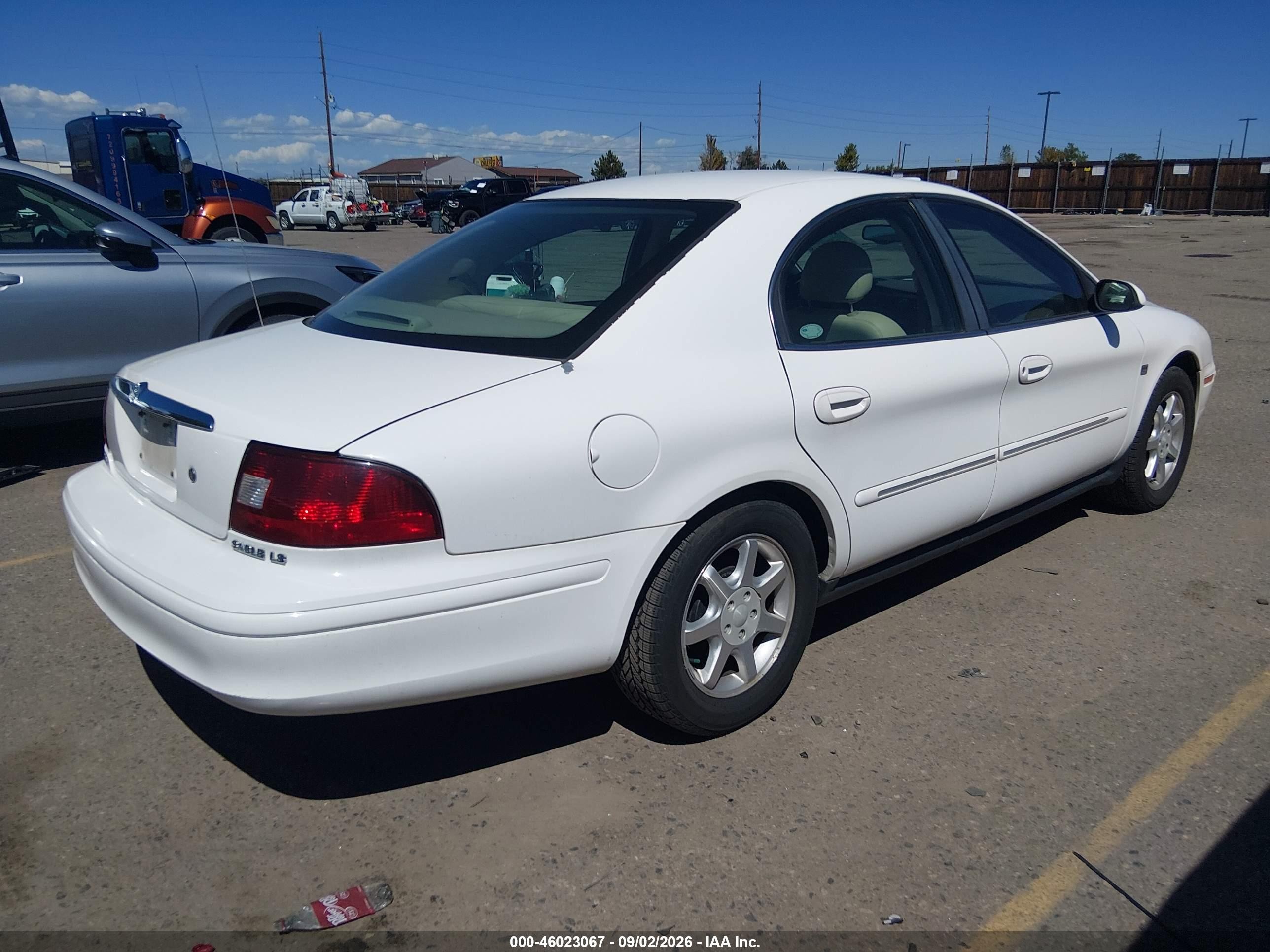 2002 Mercury Sable Ls Premium White vin: 1MEFM55S92A618645