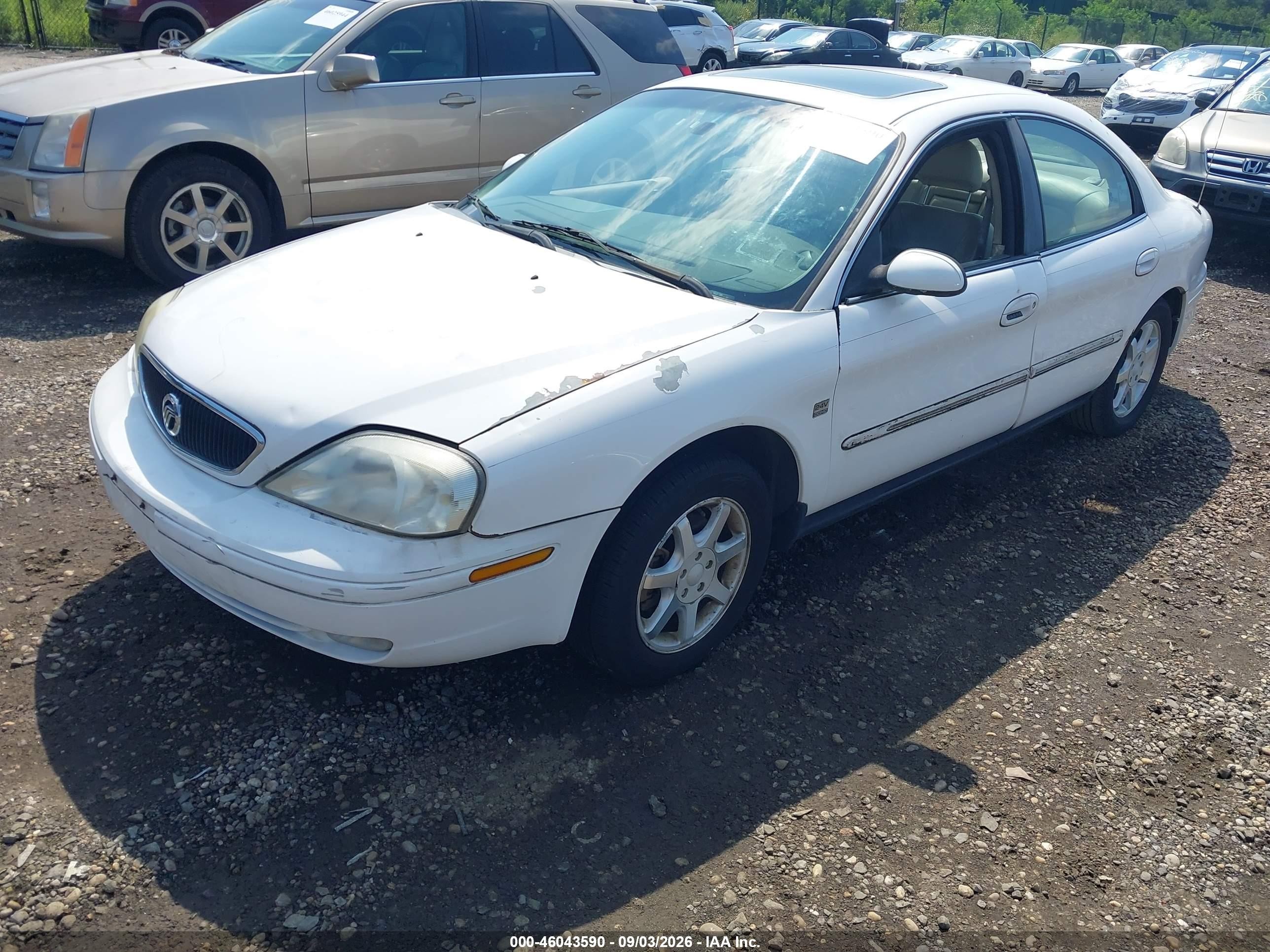 2002 Mercury Sable Ls Premium White vin: 1MEFM55S92G626368