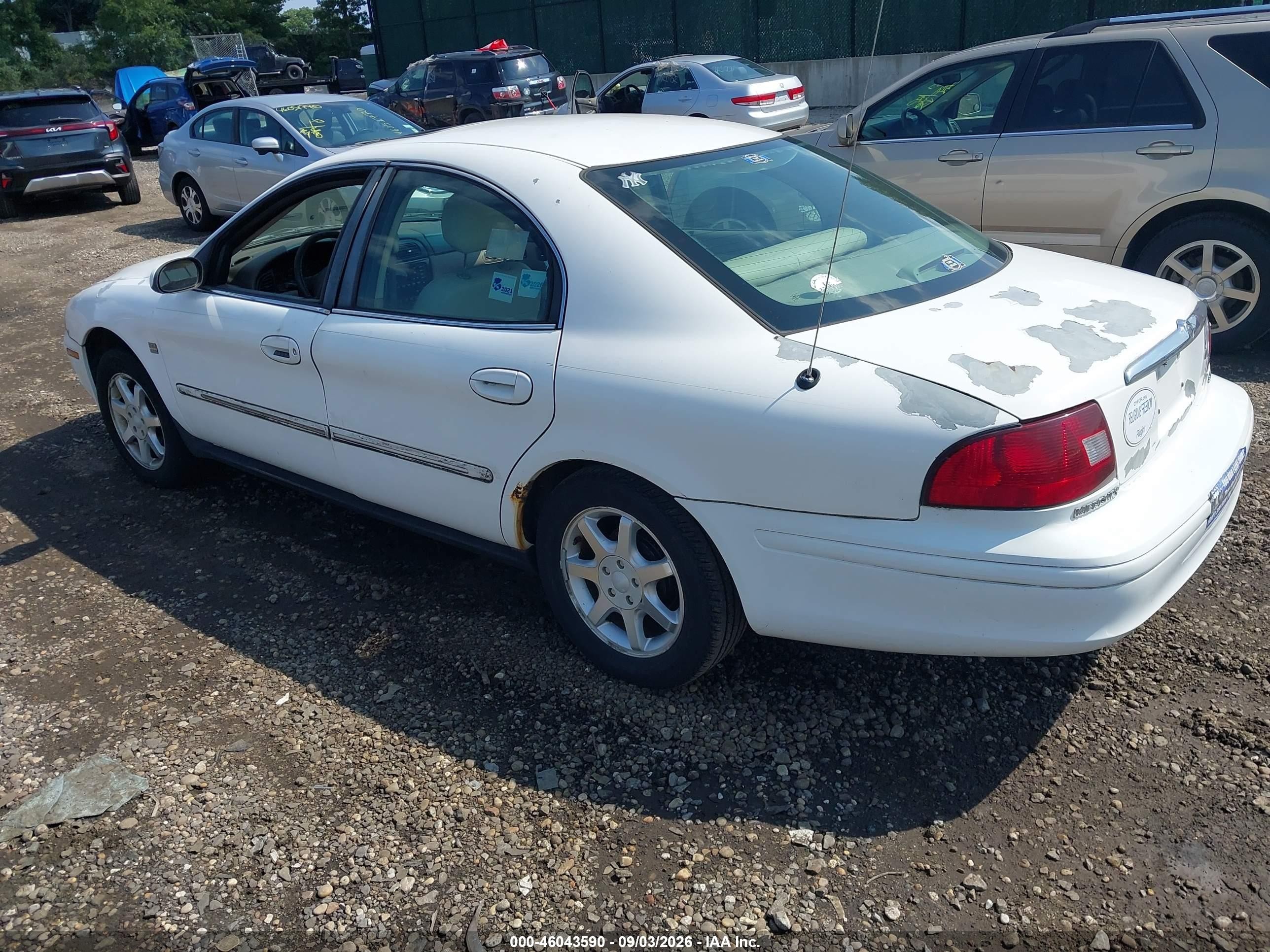 2002 Mercury Sable Ls Premium White vin: 1MEFM55S92G626368