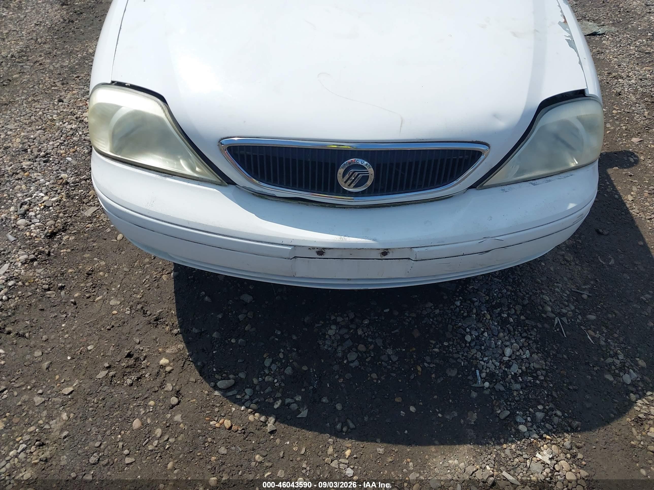 2002 Mercury Sable Ls Premium White vin: 1MEFM55S92G626368