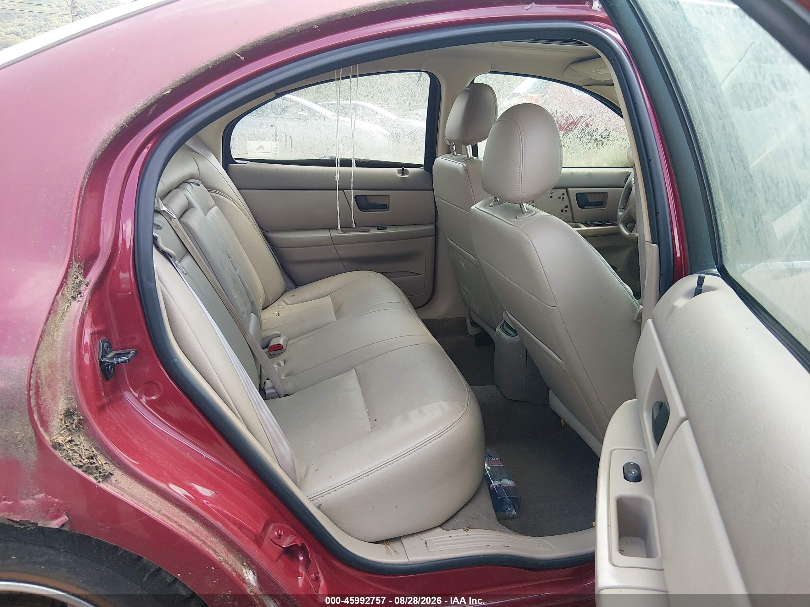 2003 Mercury Sable Ls Premium Red vin: 1MEFM55S93A631042
