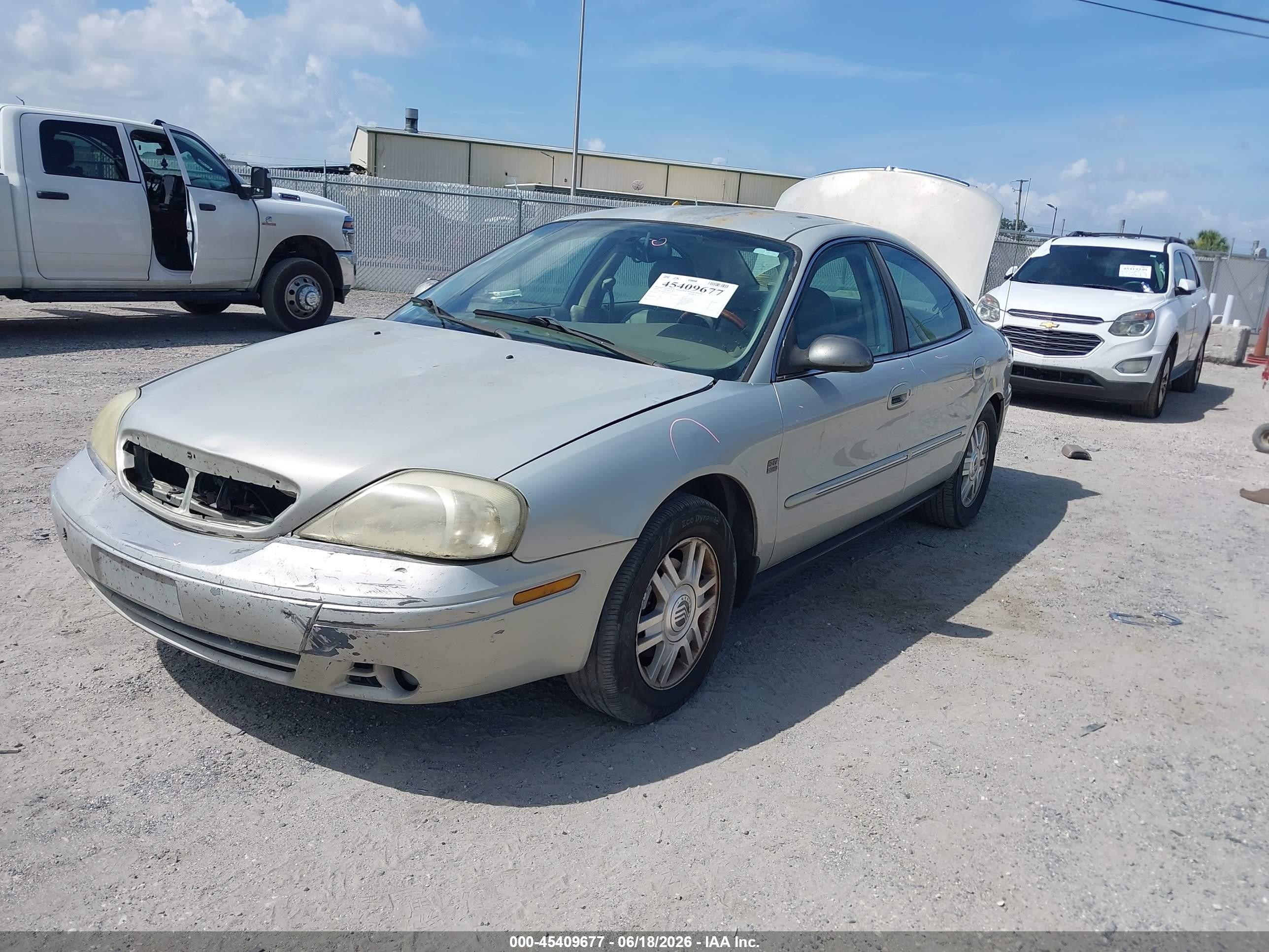 2005 Mercury Sable Ls Silver vin: 1MEFM55S95A621937
