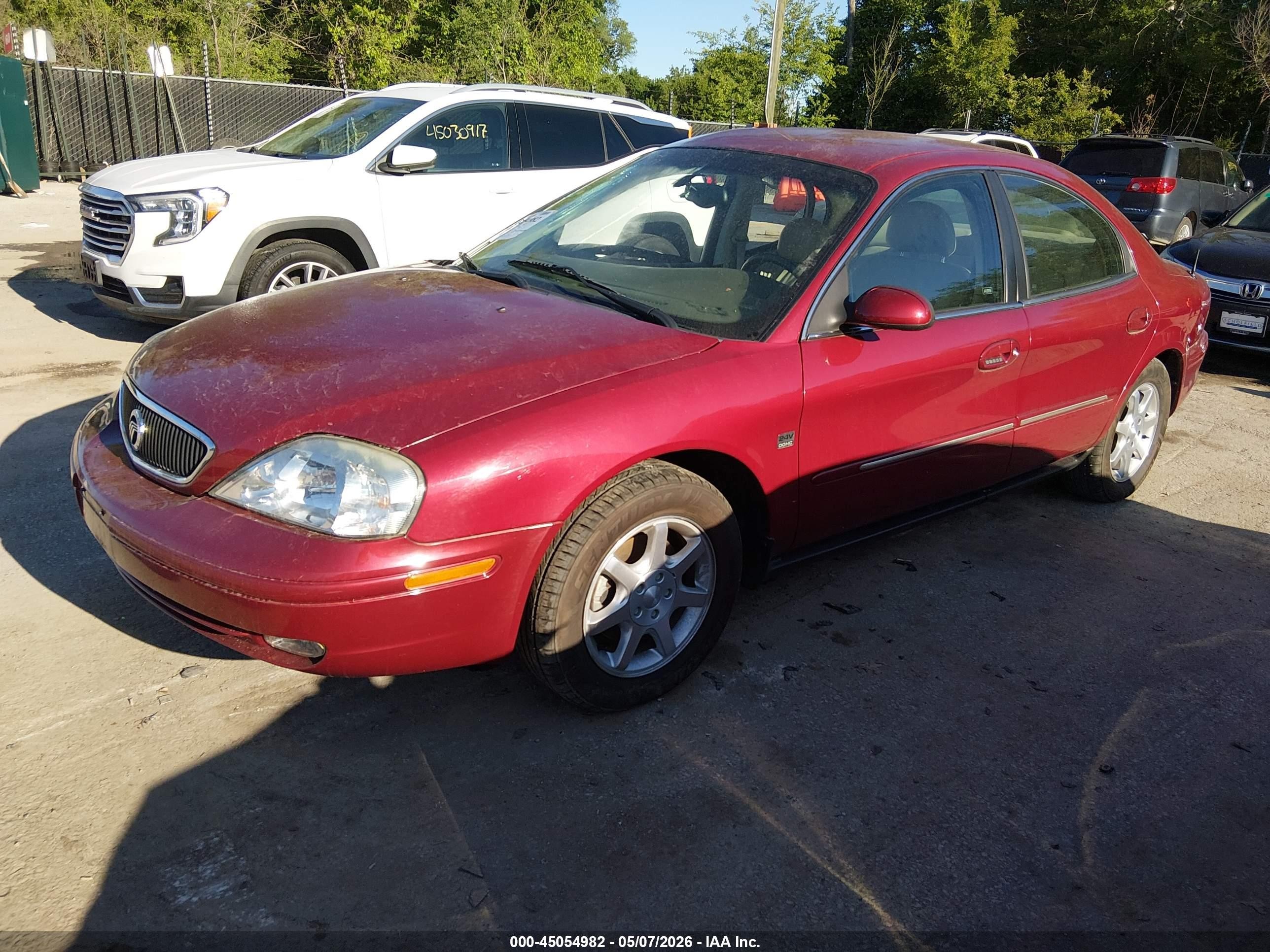 2002 Mercury Sable Ls Premium Red vin: 1MEFM55SX2G617551