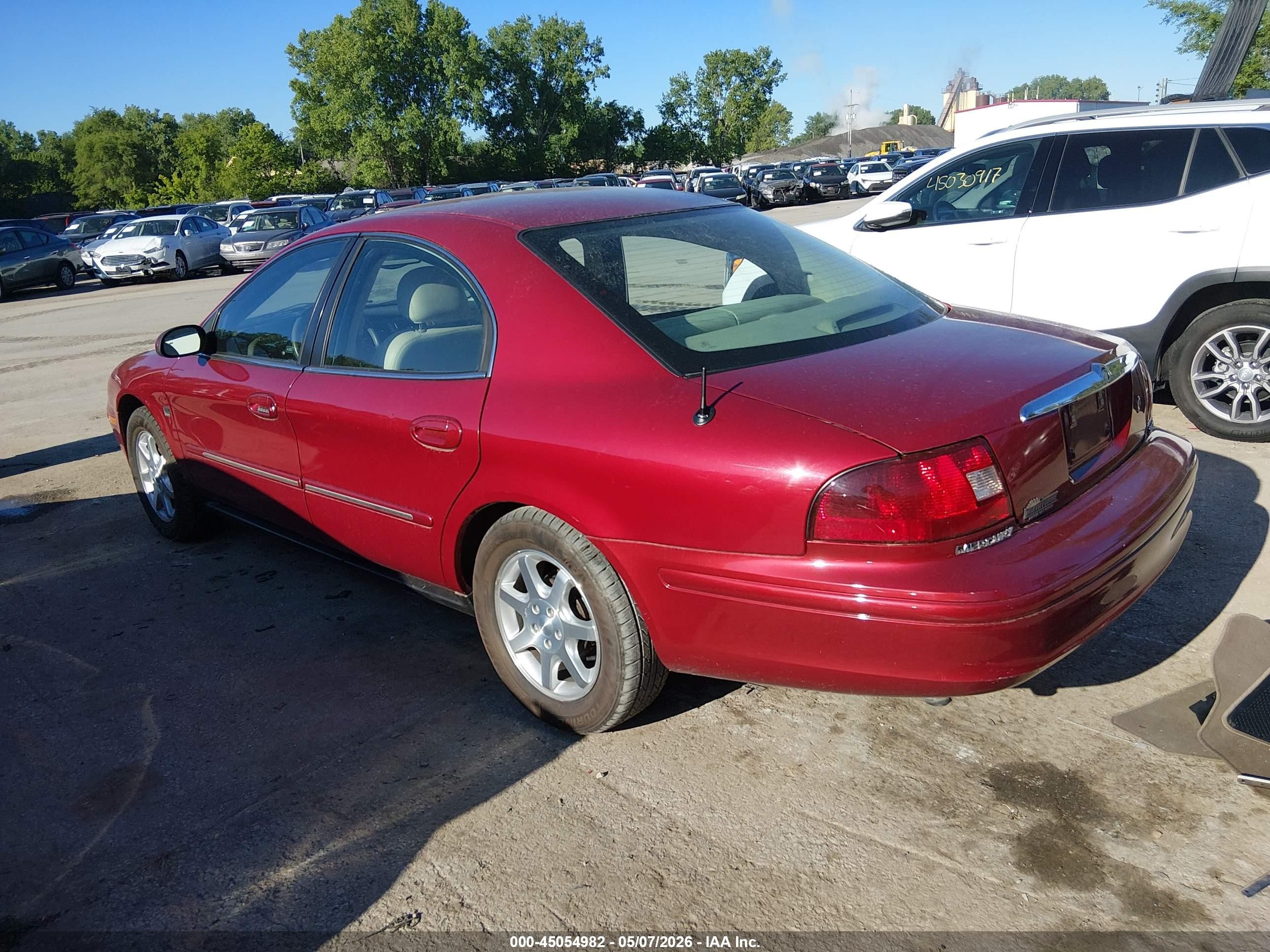 2002 Mercury Sable Ls Premium Red vin: 1MEFM55SX2G617551