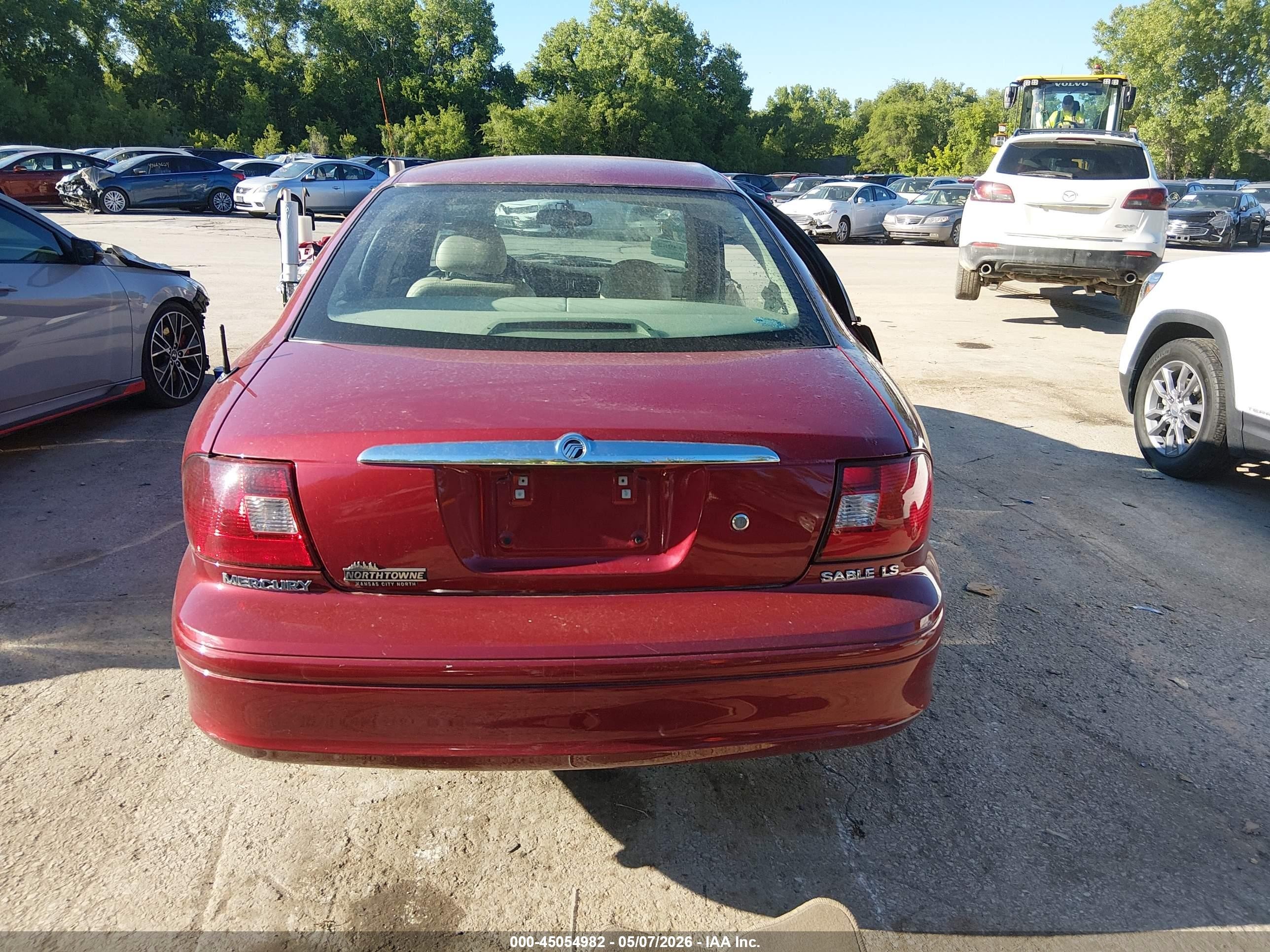 2002 Mercury Sable Ls Premium Red vin: 1MEFM55SX2G617551
