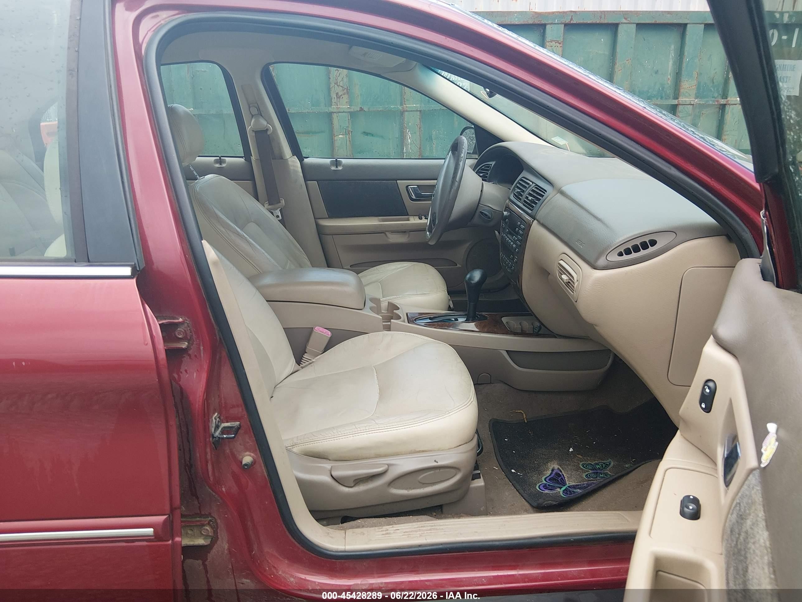 2002 Mercury Sable Ls Premium Red vin: 1MEFM55SX2G655247