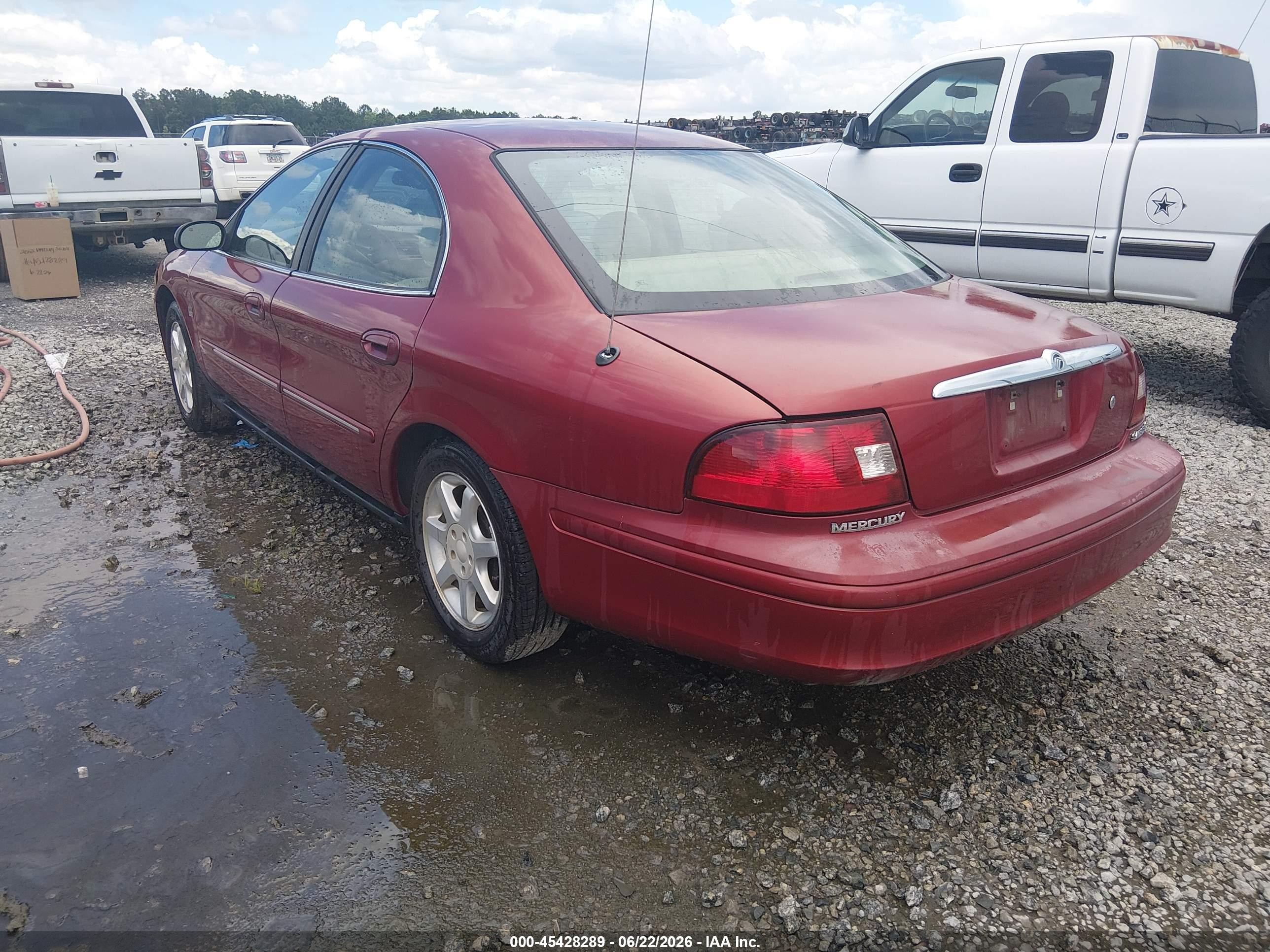 2002 Mercury Sable Ls Premium Red vin: 1MEFM55SX2G655247