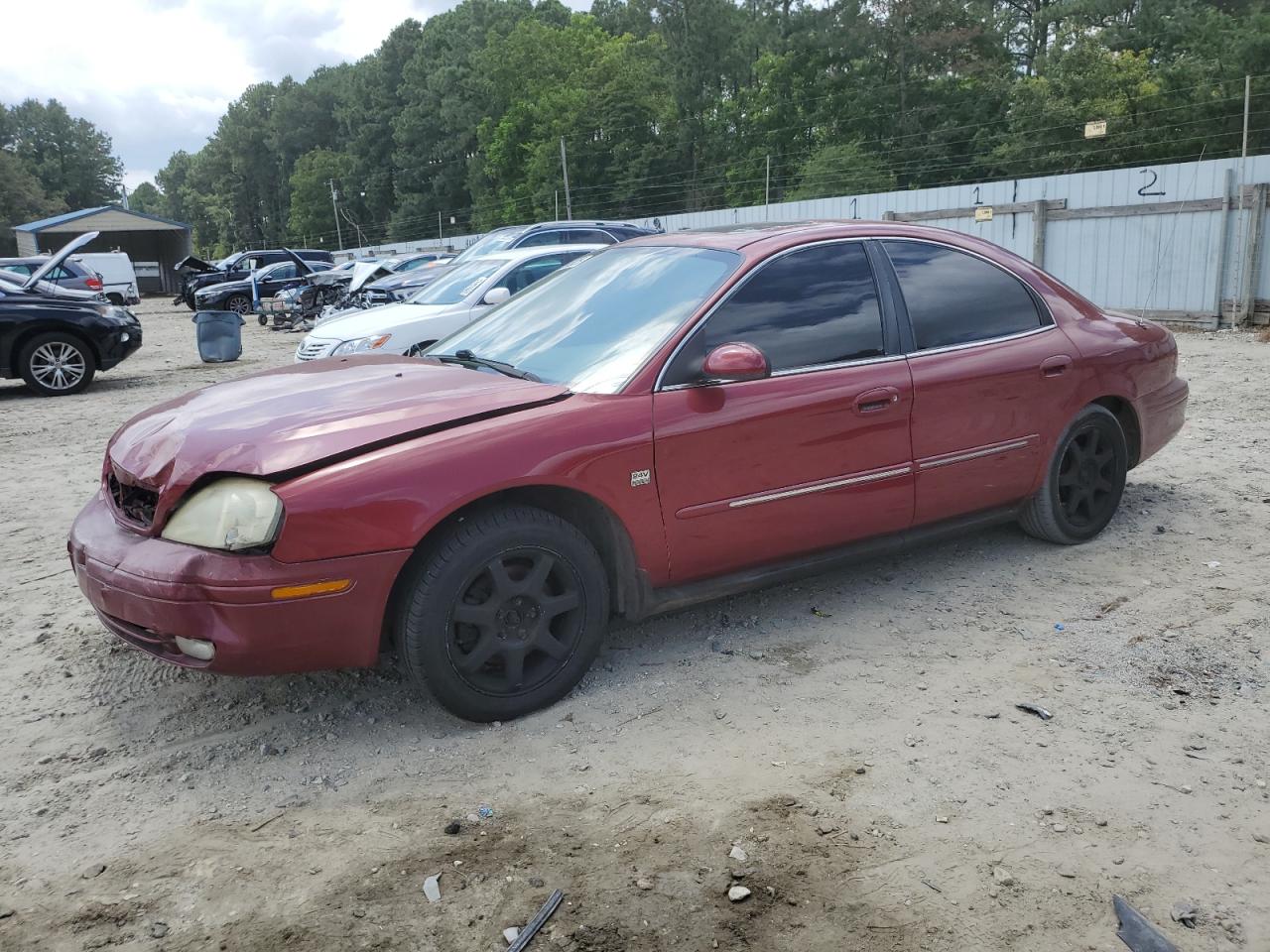 2003 Mercury Sable Ls Premium Red vin: 1MEFM55SX3G620757