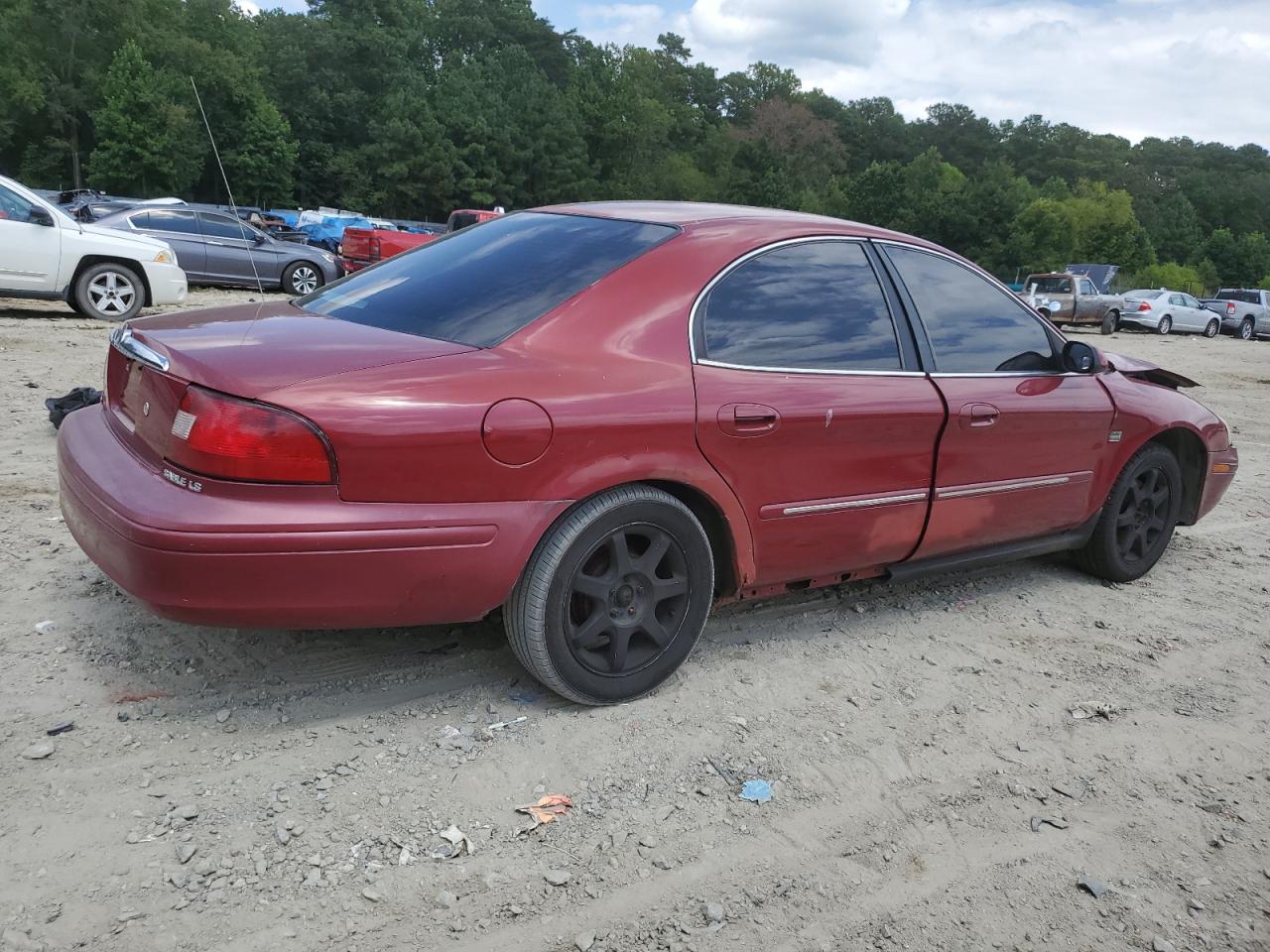 2003 Mercury Sable Ls Premium Red vin: 1MEFM55SX3G620757
