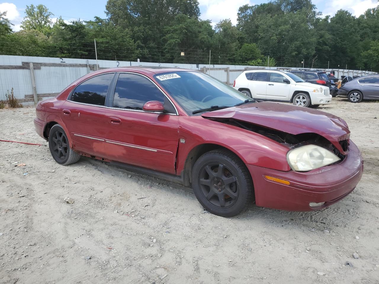 2003 Mercury Sable Ls Premium Red vin: 1MEFM55SX3G620757
