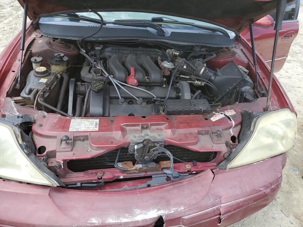 2003 Mercury Sable Ls Premium Red vin: 1MEFM55SX3G620757