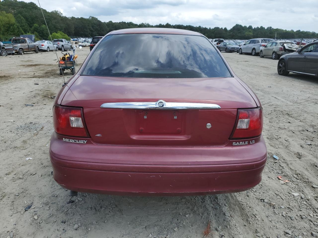 2003 Mercury Sable Ls Premium Red vin: 1MEFM55SX3G620757