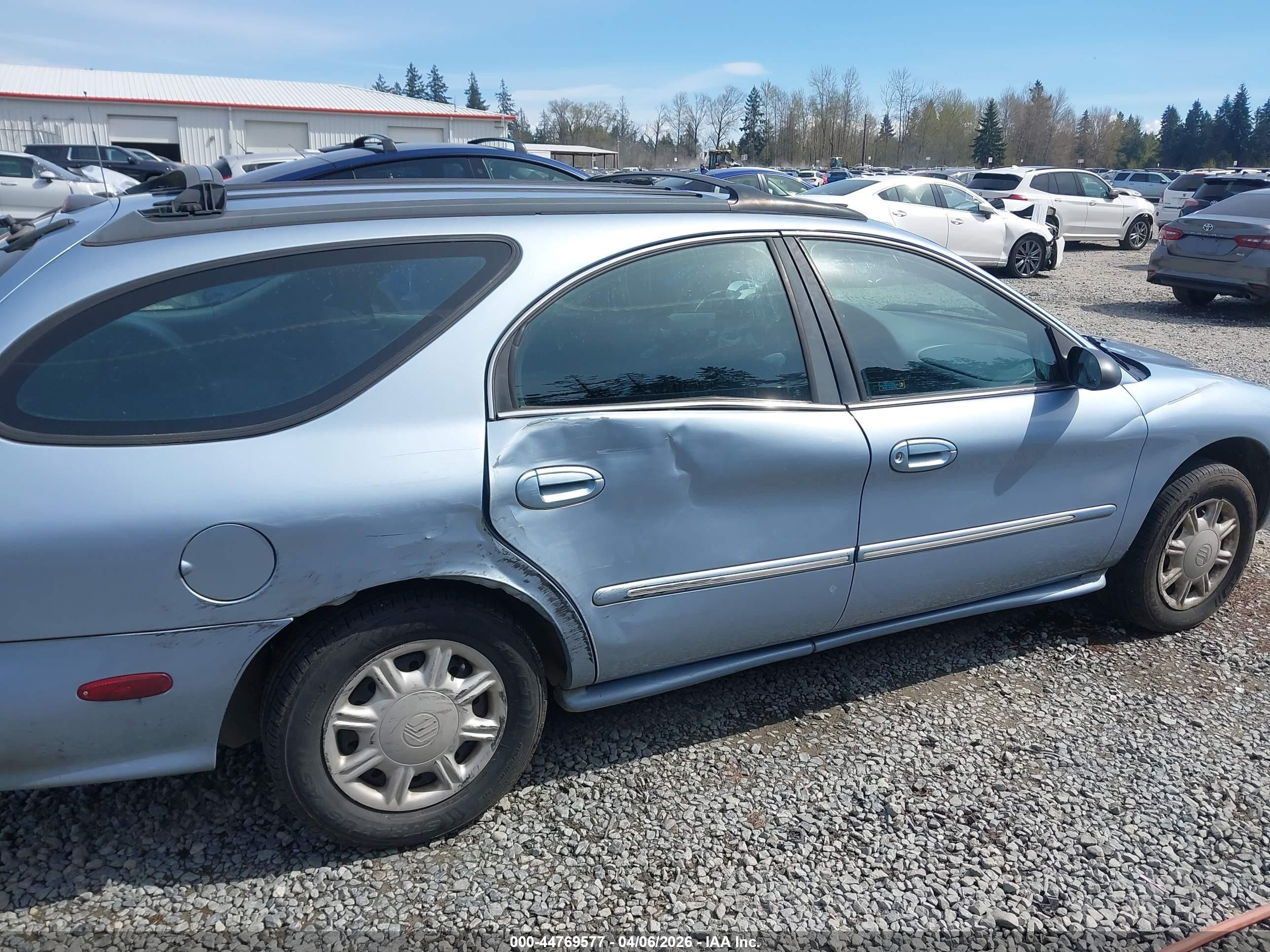 1998 Mercury Sable Ls Light Blue vin: 1MEFM55U8WA601617