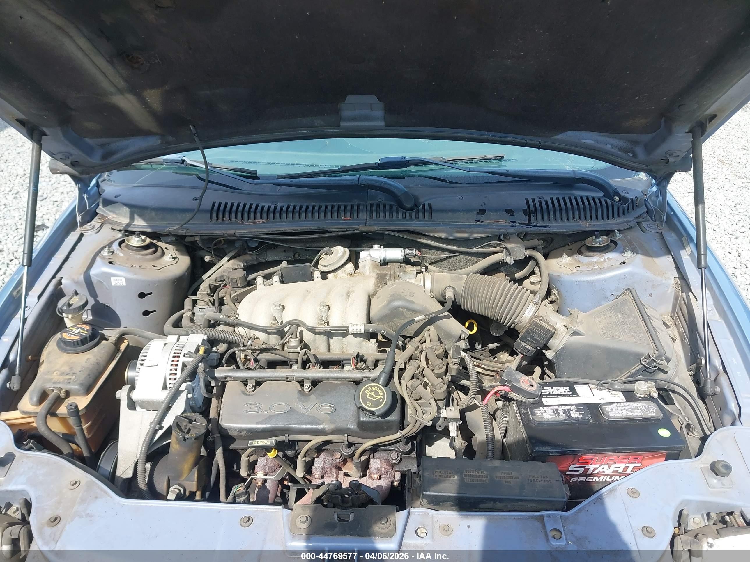 1998 Mercury Sable Ls Light Blue vin: 1MEFM55U8WA601617