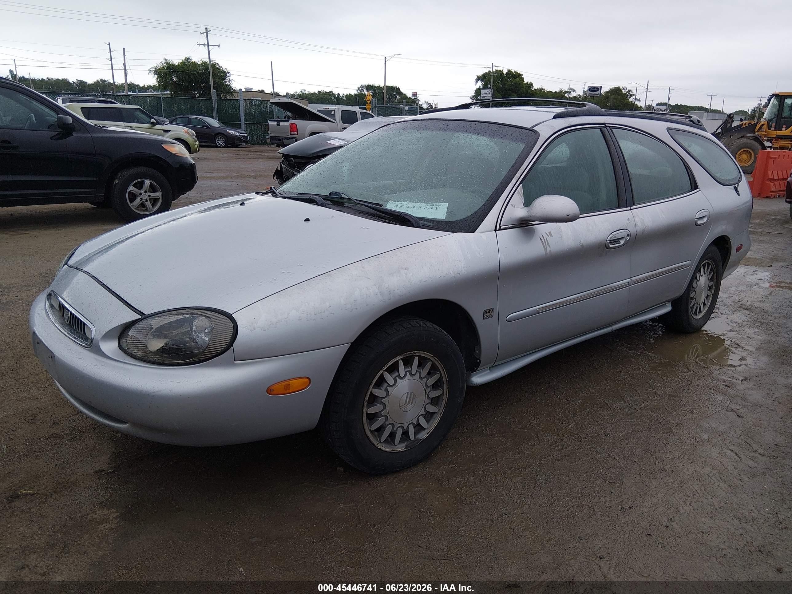 1998 Mercury Sable Ls Silver vin: 1MEFM58S4WA608350