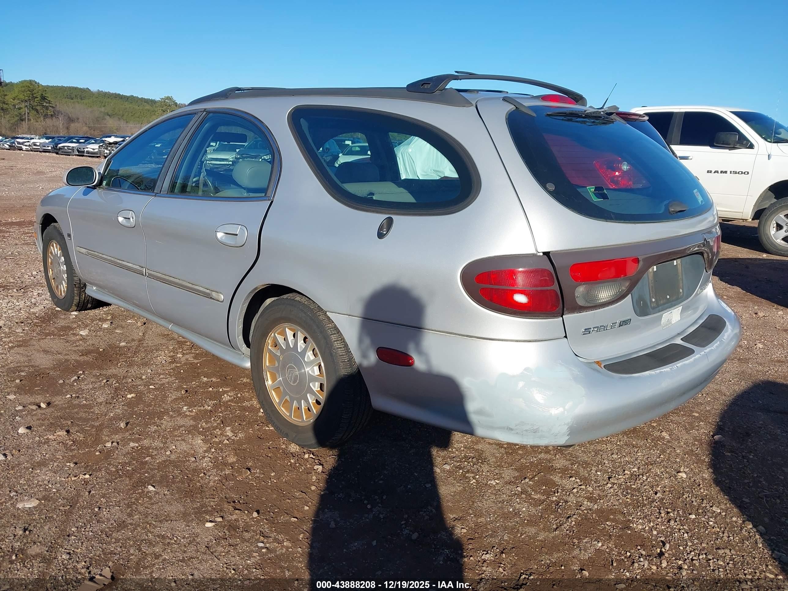 1999 Mercury Sable Ls Серебряный vin: 1MEFM58S4XA600010