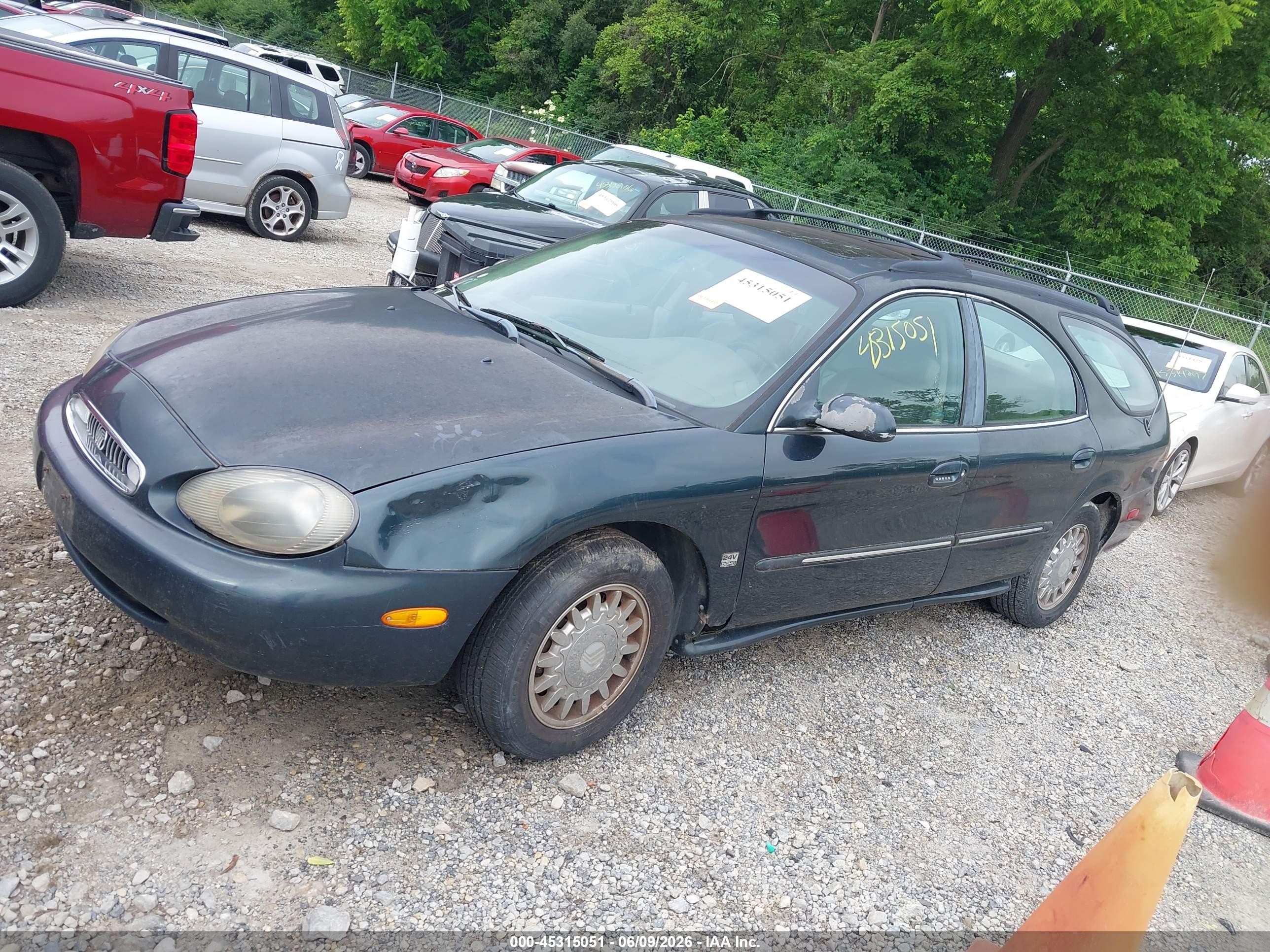 1998 Mercury Sable Ls Teal vin: 1MEFM58S7WG621512