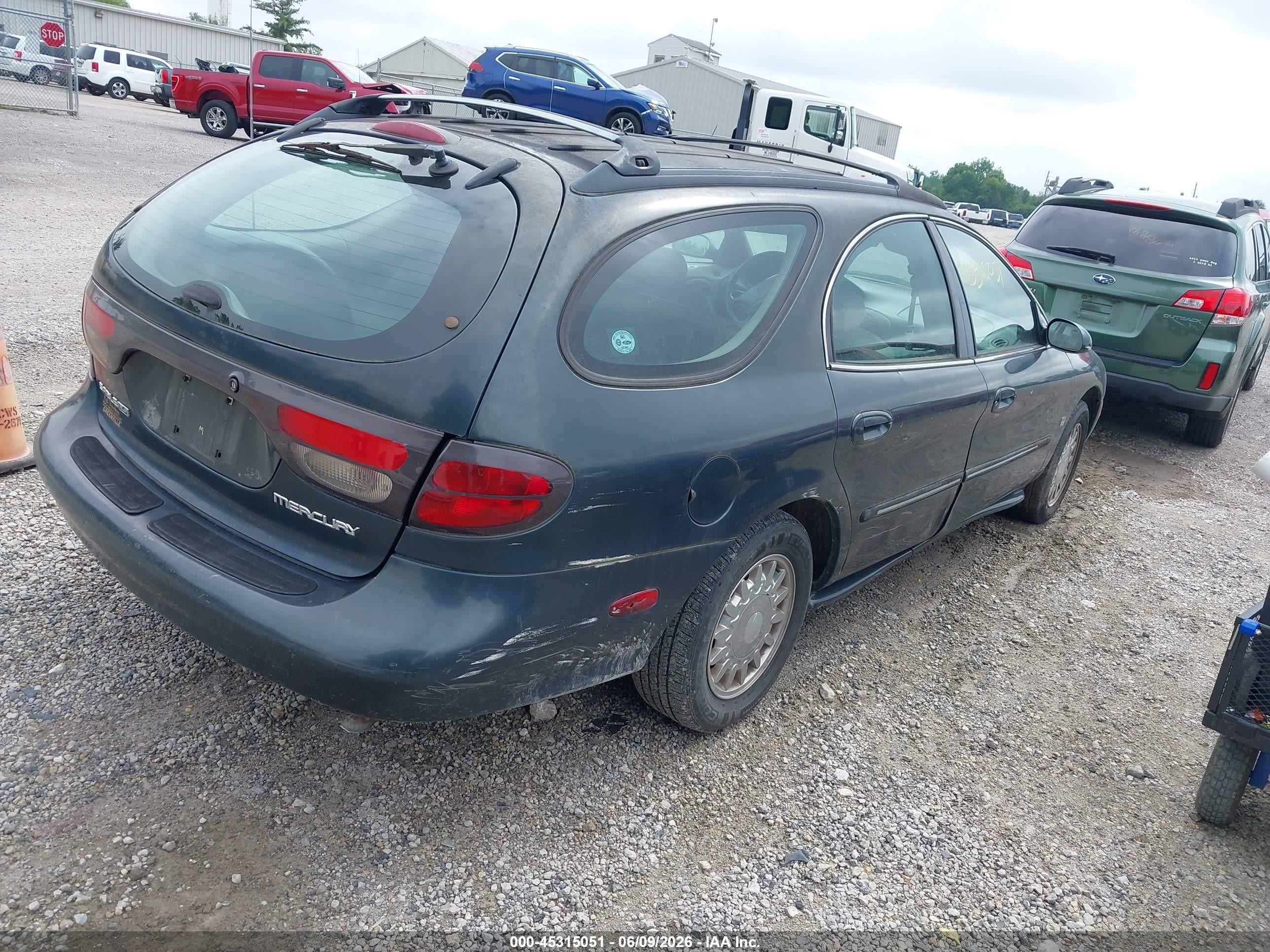 1998 Mercury Sable Ls Teal vin: 1MEFM58S7WG621512