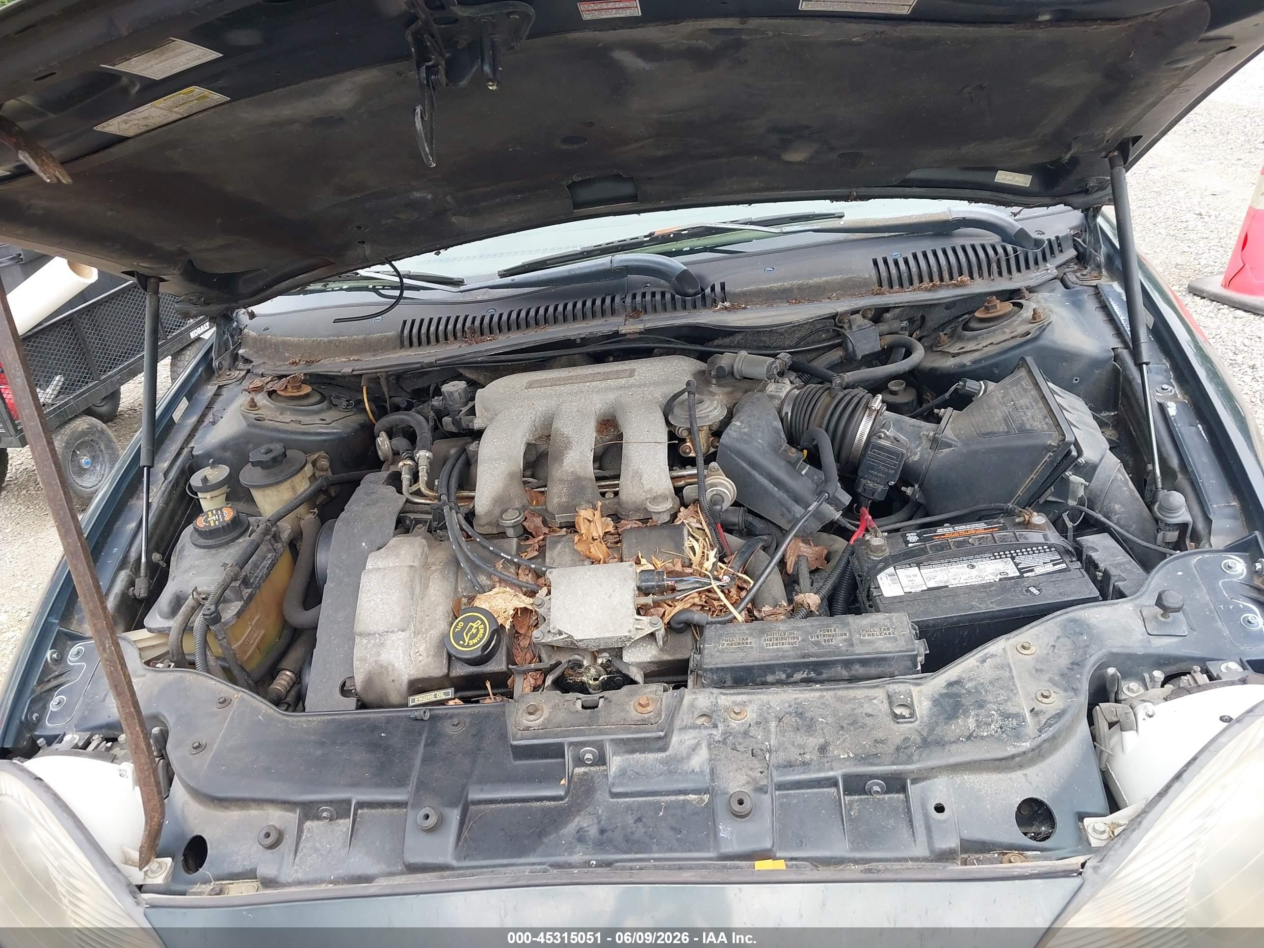 1998 Mercury Sable Ls Teal vin: 1MEFM58S7WG621512