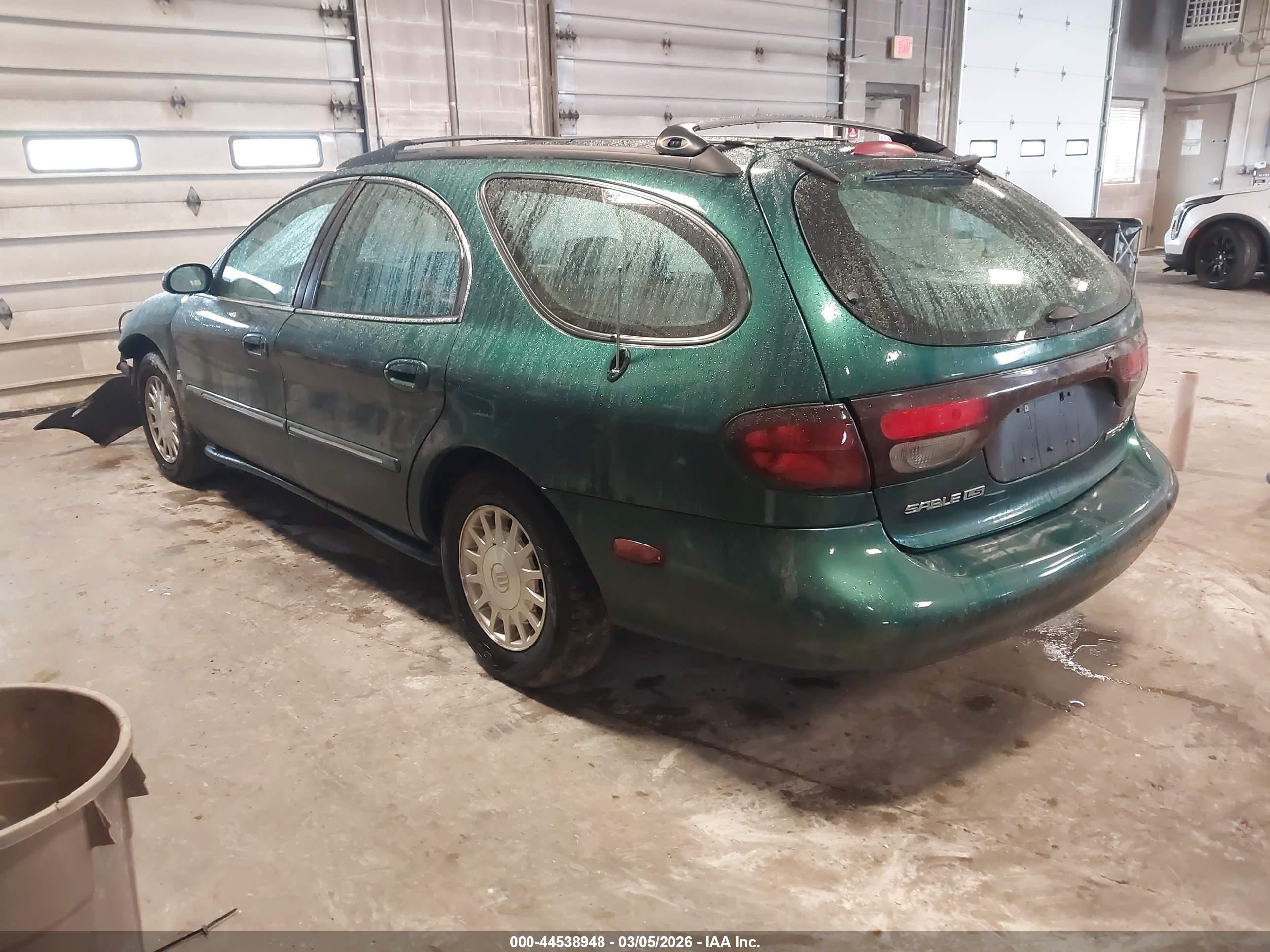 1999 Mercury Sable Ls Зеленый vin: 1MEFM58S8XG604302