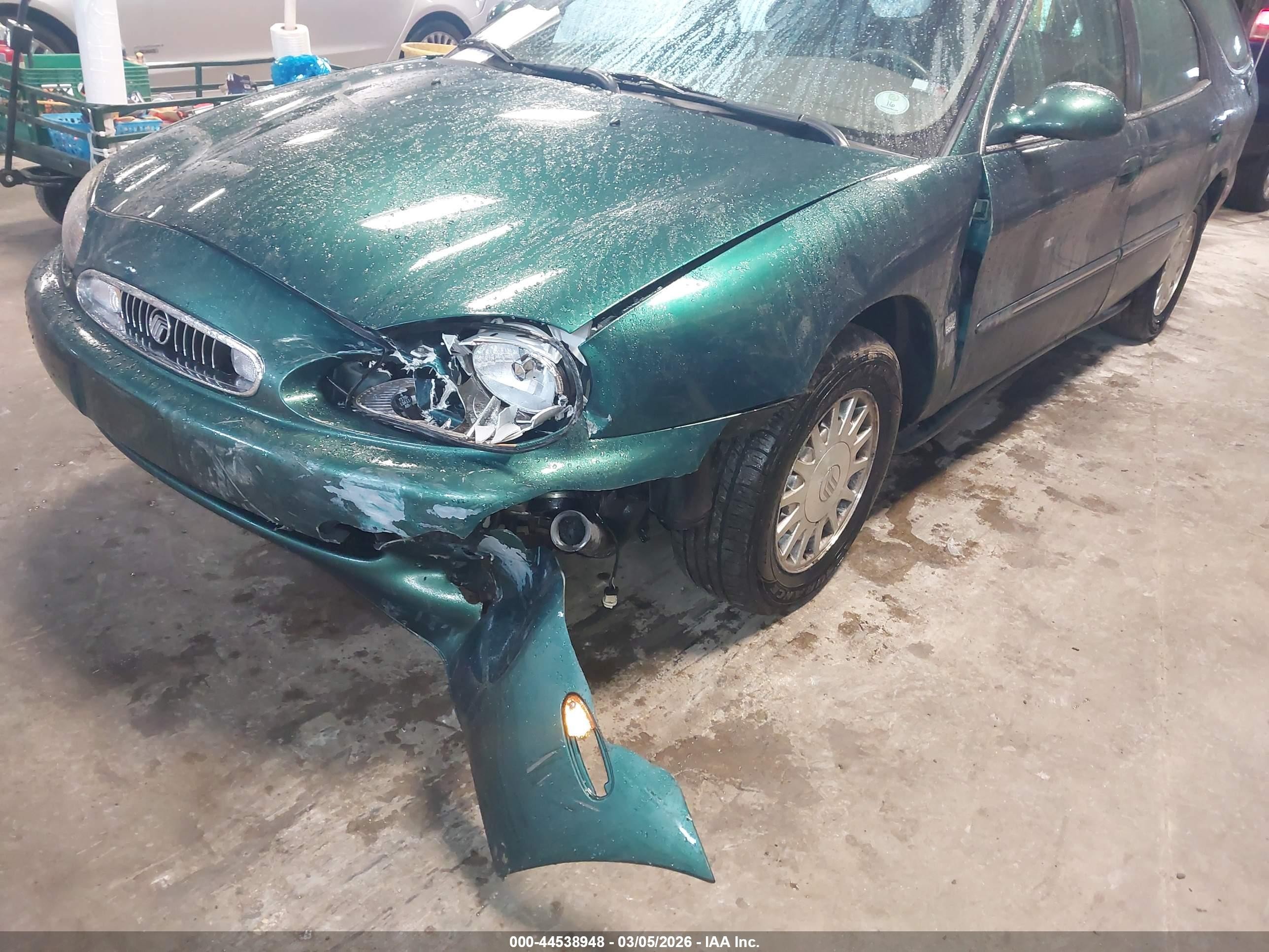 1999 Mercury Sable Ls Зеленый vin: 1MEFM58S8XG604302